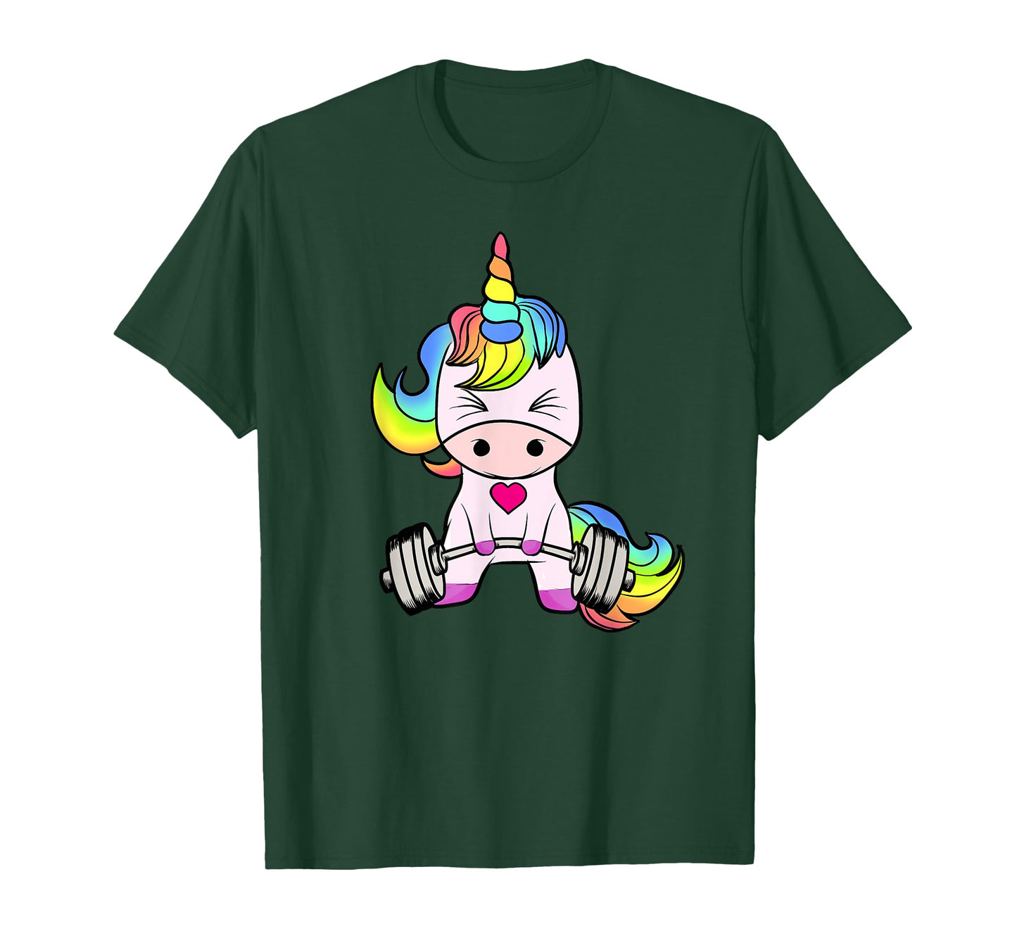 Unicorn Gym T-Shirt, Unicorn Weightlifting Shirt T-Shirt