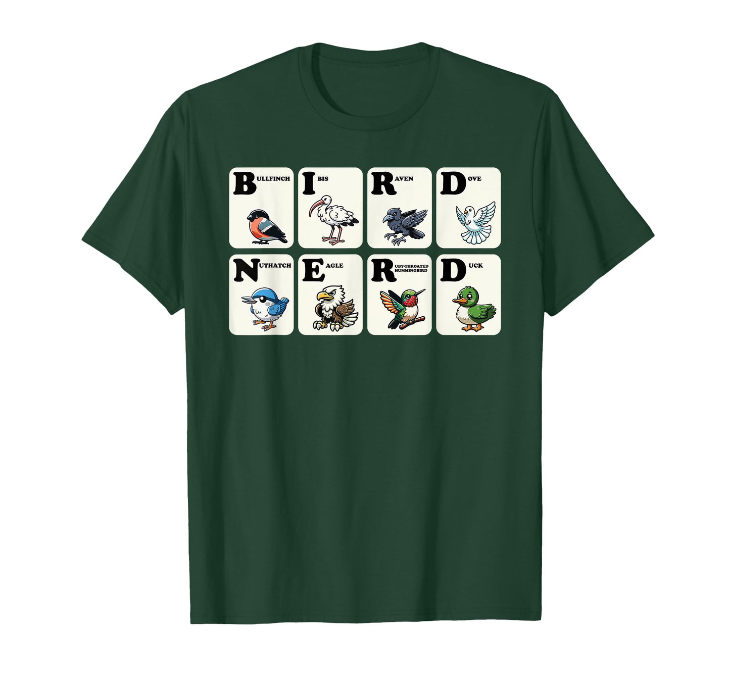 Bird Nerd Funny Bird Lover Bird Watching Birding T-Shirt