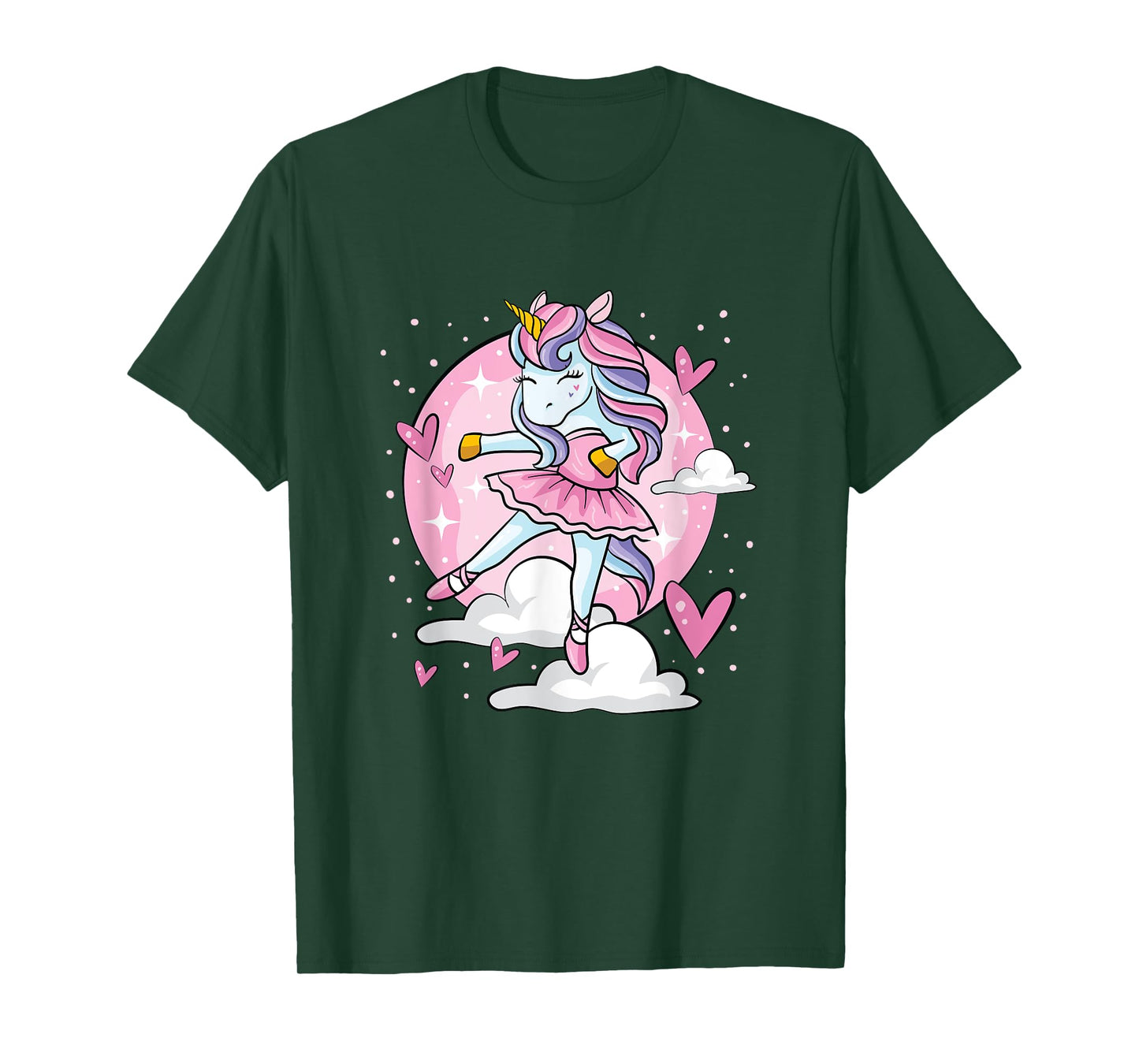Ballet Unicorn Ballerina Cute Dance Teen Girl T-Shirt