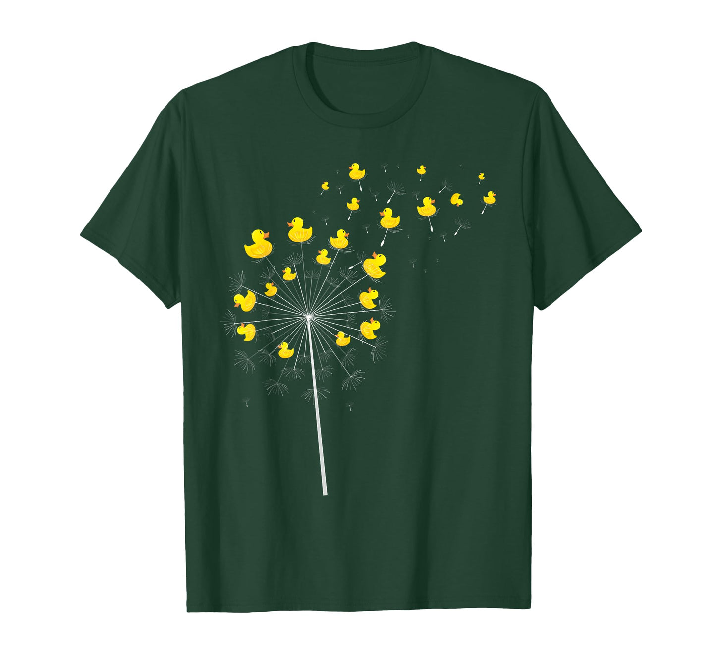 Dandelion Duckie Lover Duckling Bath Toy Ducky Rubber Duck T-Shirt