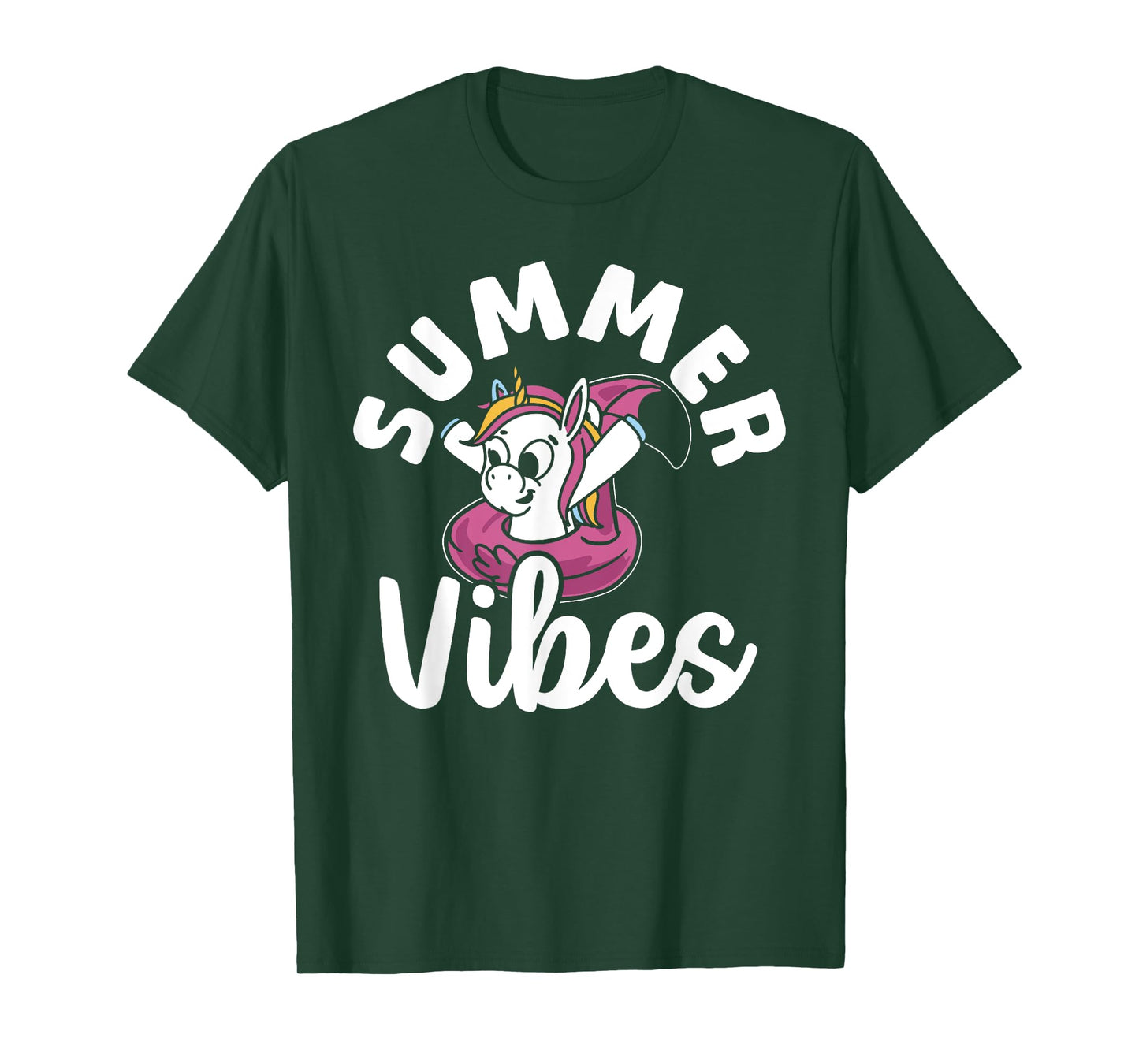 Pool Girl Unicorn Kids Summer Vibes Women Swimming Pool T-Shirt