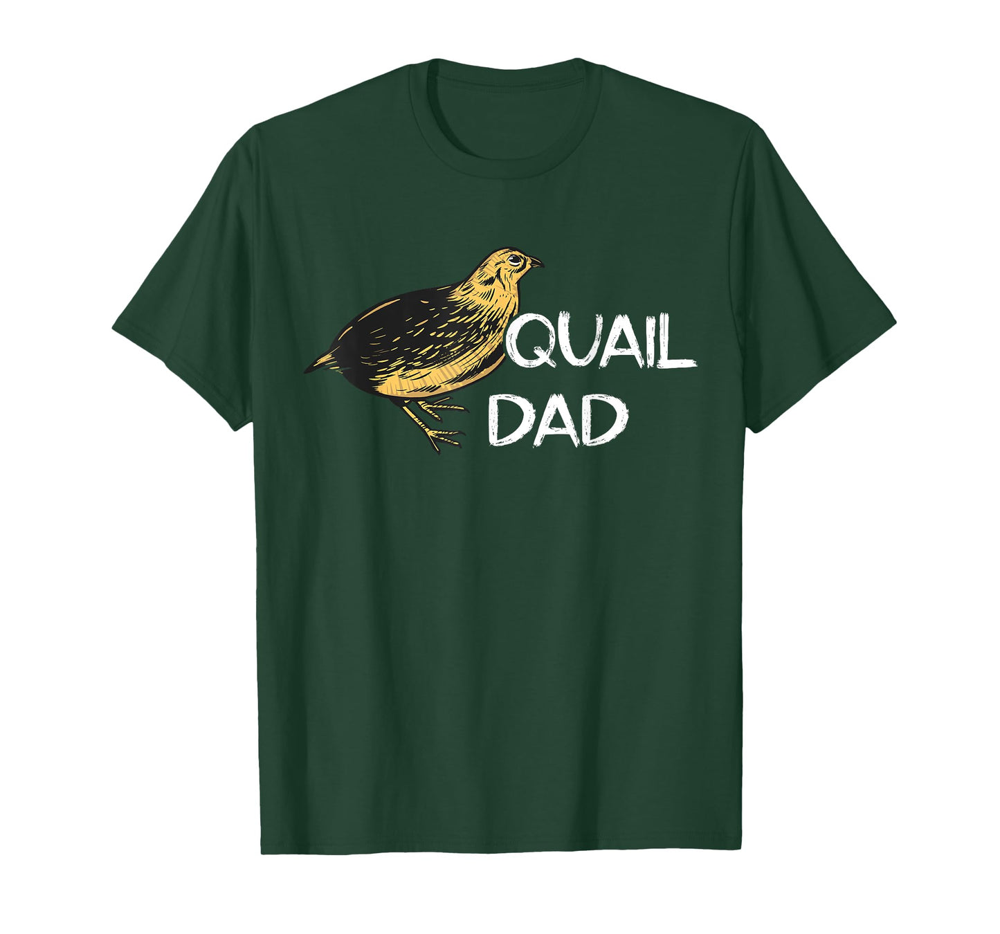 Quail Bird Father Quail Bird Study Dwarf Quail Dad T-Shirt