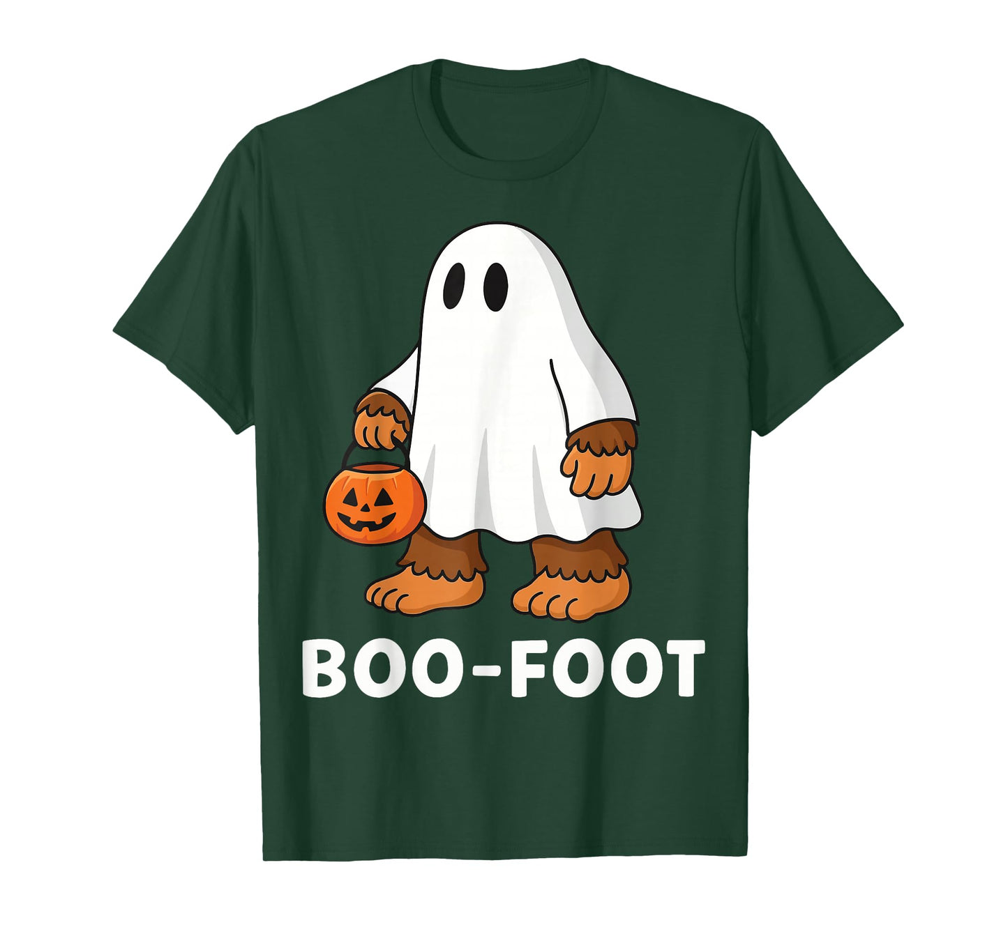 Boo-Foot Spooky Bigfoot Halloween T-Shirt
