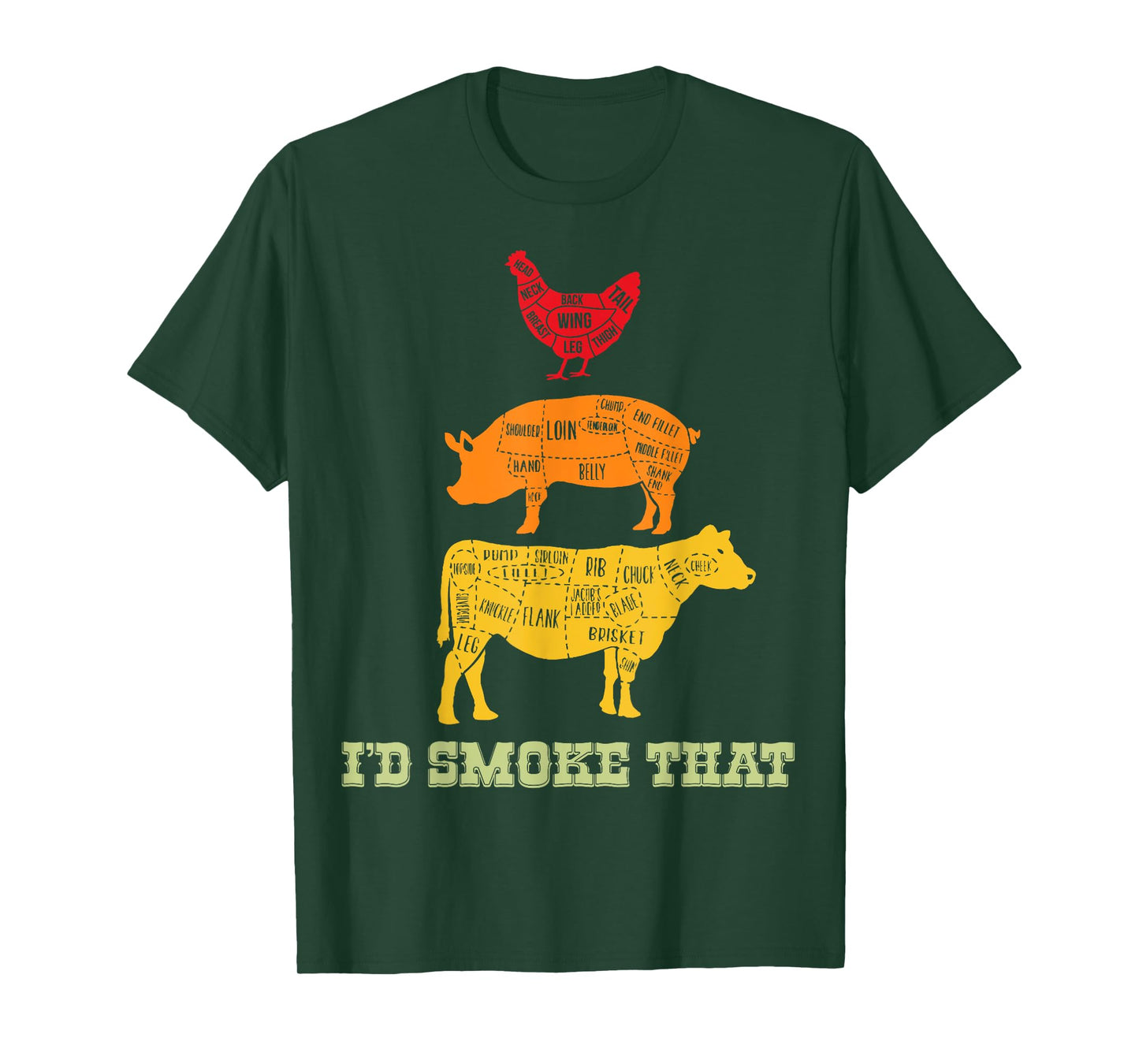 Id Smoke That - Barbecue - BBQ T-Shirt