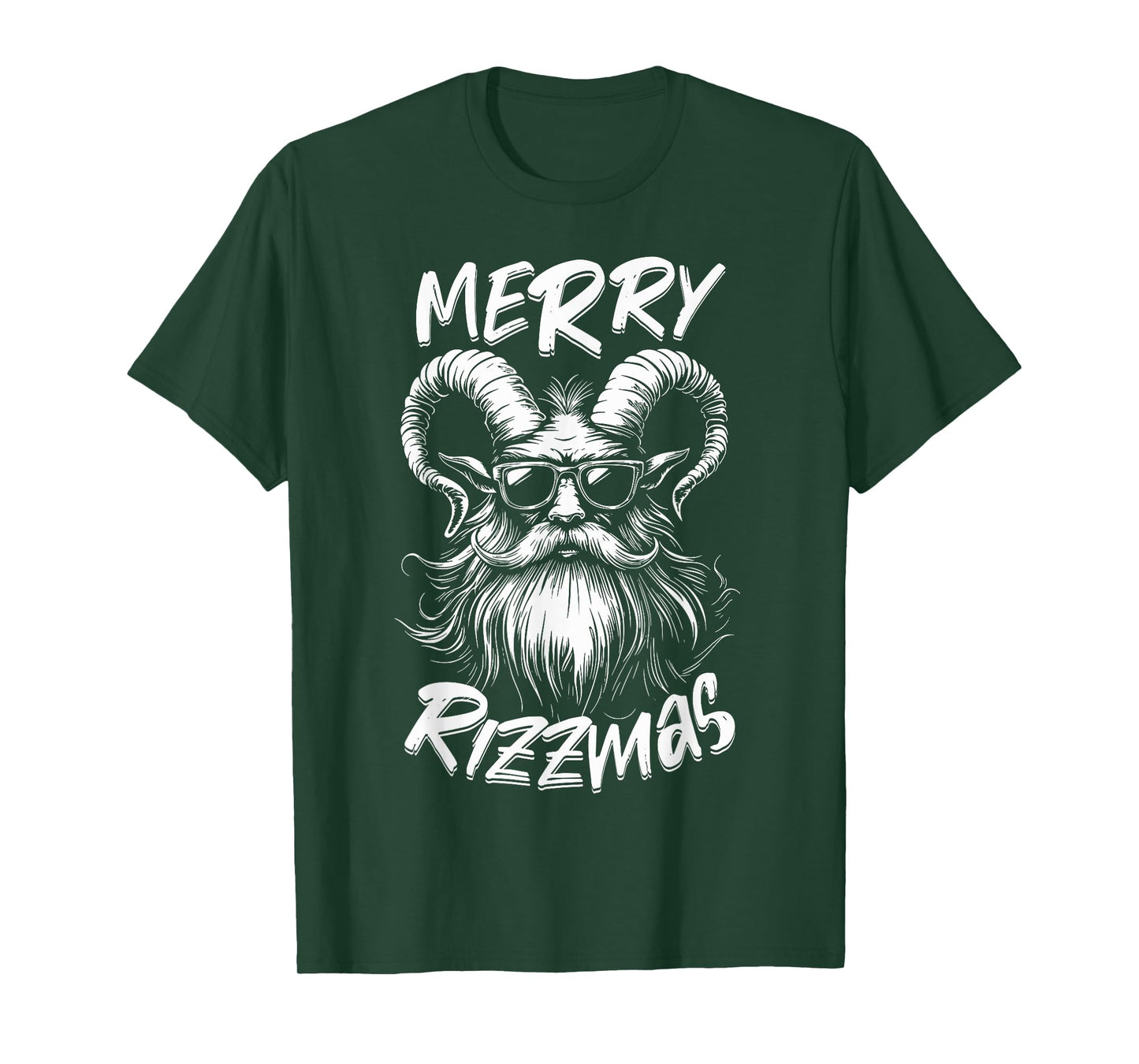 Merry Rizzmas Kids Teens Boys School Cool Christmas Krampus T-Shirt