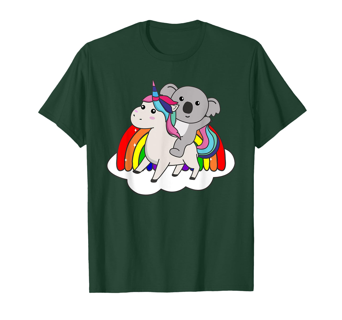 Koala On Unicorn Rainbow Animals Cute Koalas Unicorns T-Shirt