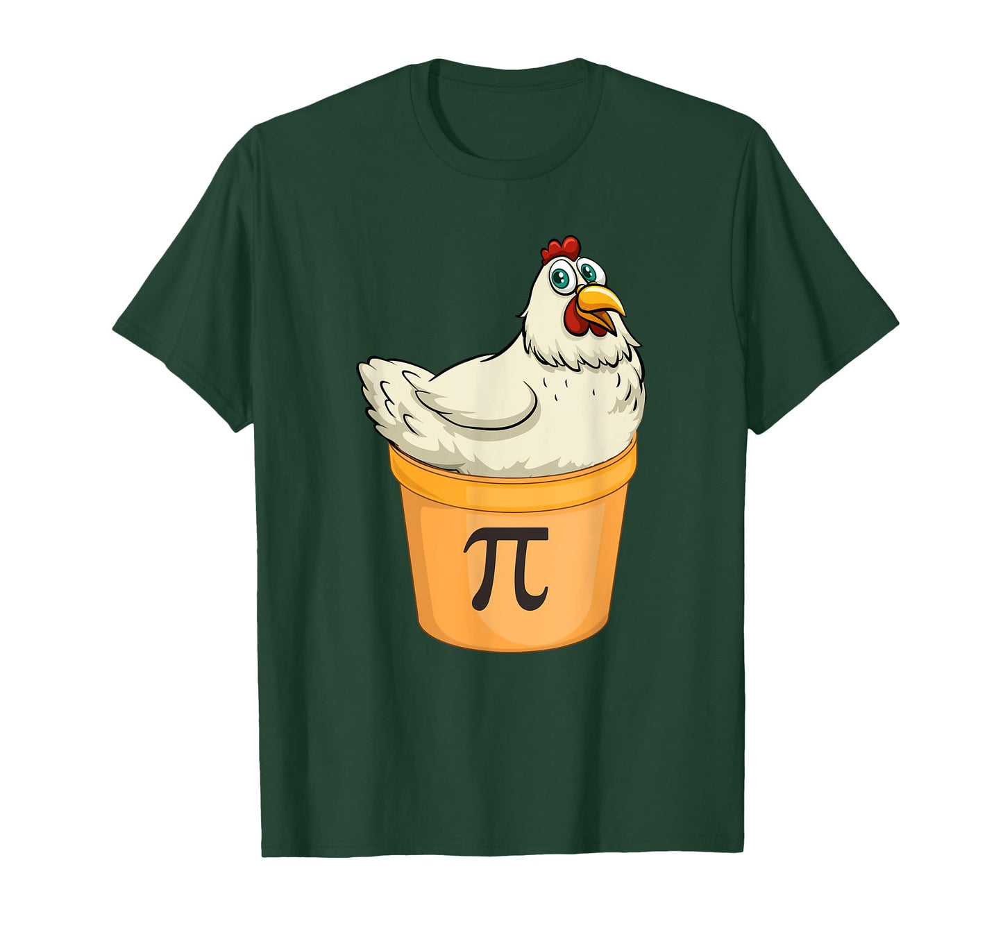Chicken Pot Pie Funny Math pun Chicken Pot Pi T-Shirt
