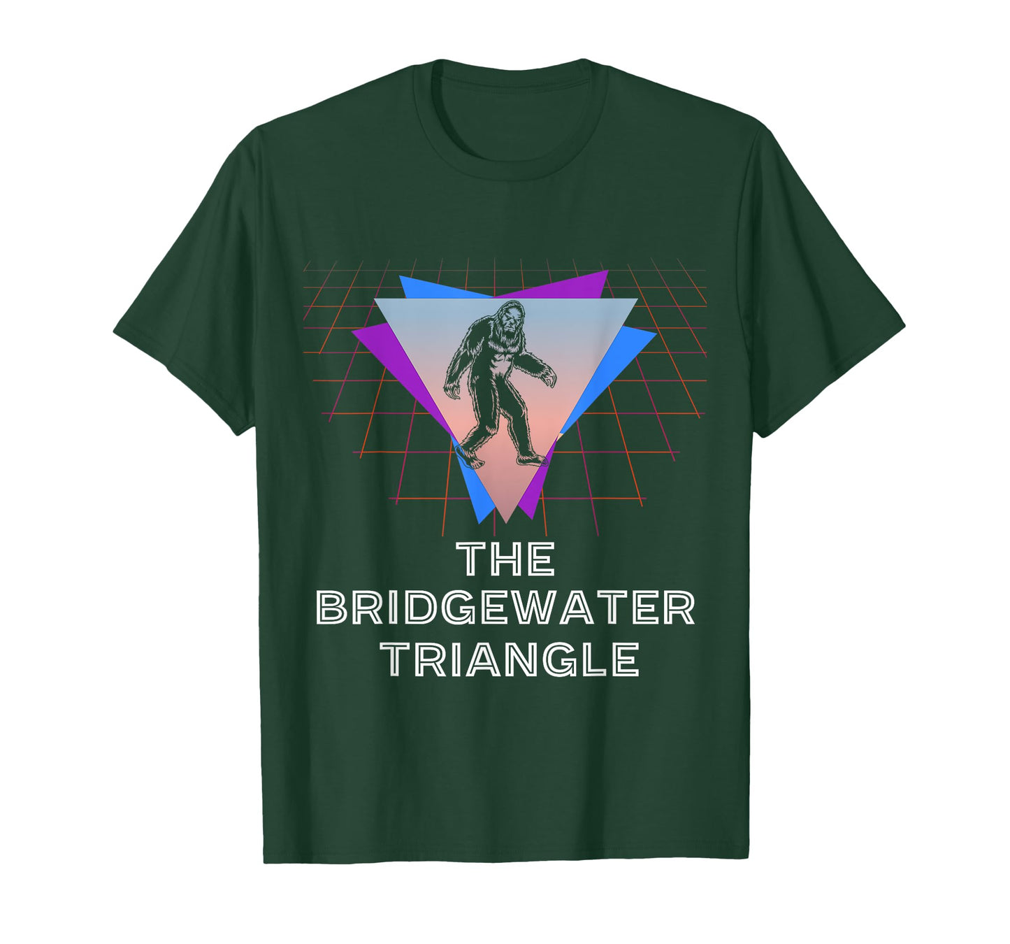 The Bridgewater Triangle Sasquatch Sci Fi Massachusetts T-Shirt