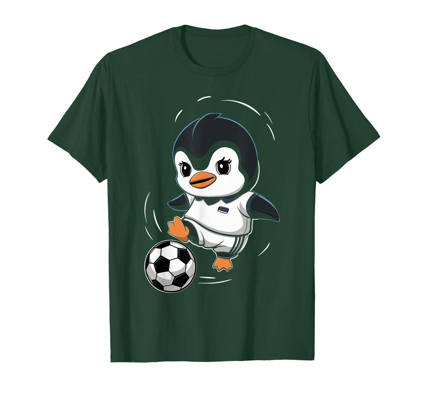 Cute Penguin Soccer Penguin Playing Football Sport Penguin T-Shirt