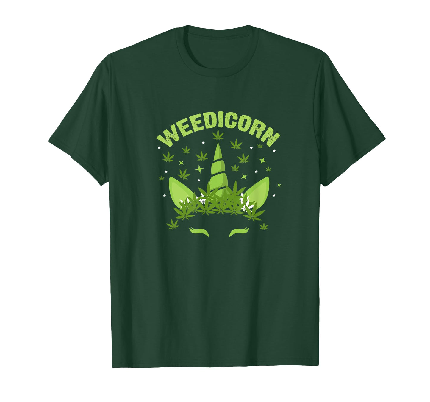Weedicorn Weed Unicorn Marijuana Cannabis Funny Stoner 420 T-Shirt