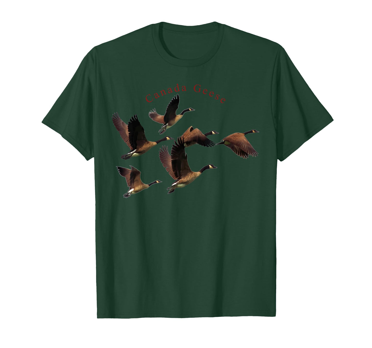 Canada Geese T-shirt Migrating Birds Flying T-Shirt