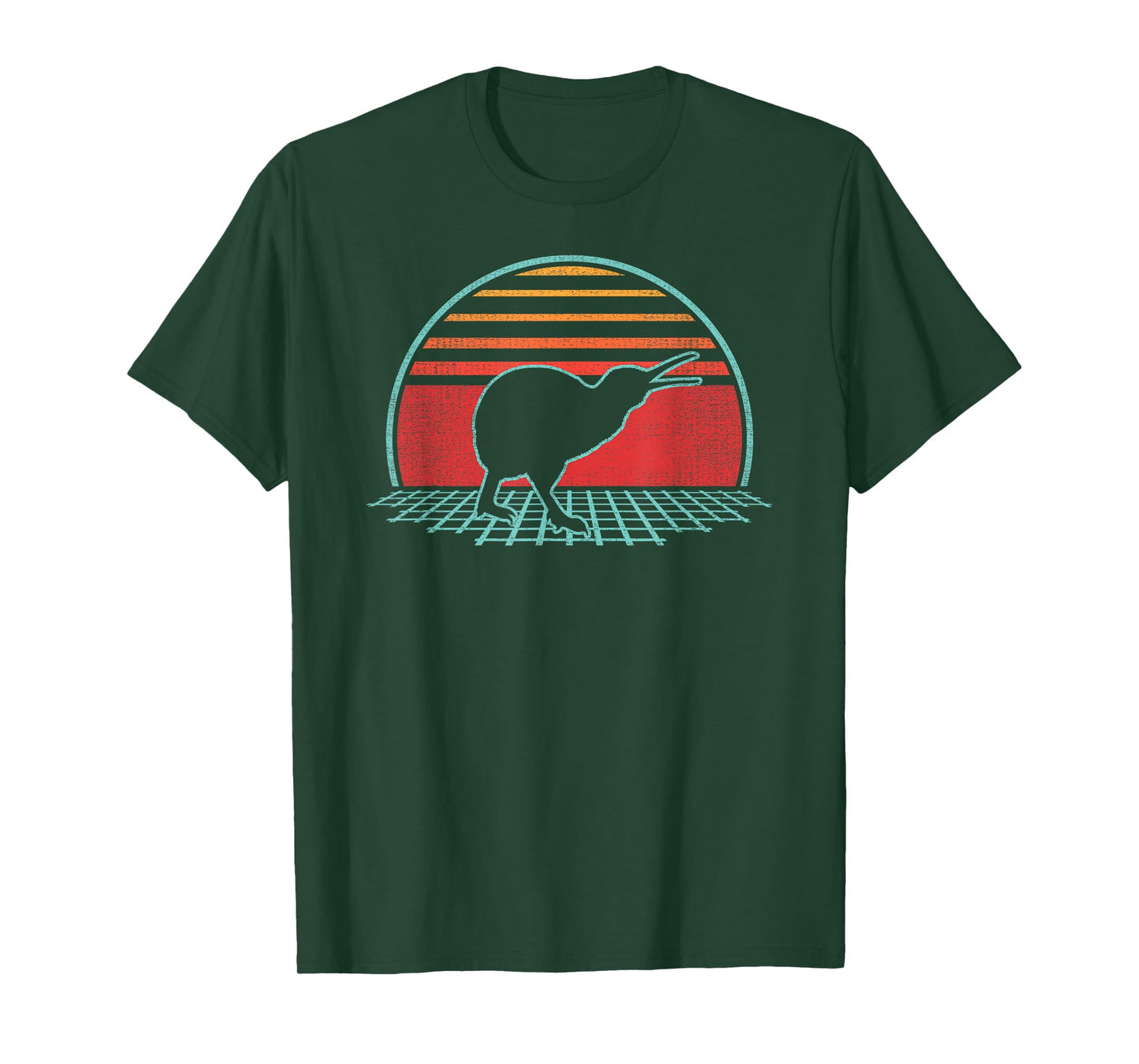 Kiwi Bird Lover Animal Retro Vintage 80s Style T-Shirt