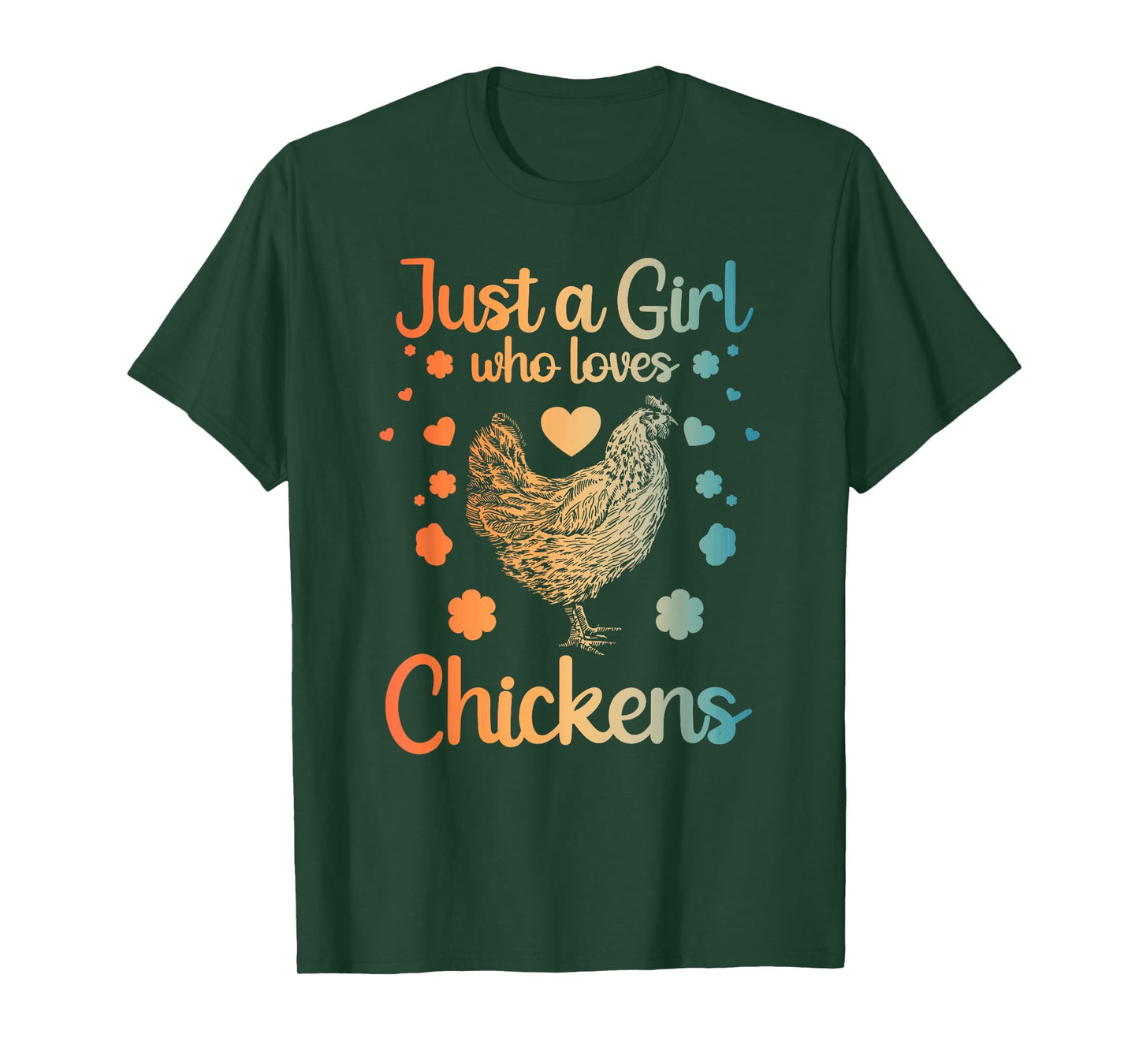 Best Chicken Gift Farm Chicken Accessories & Stuff Funny Girl Chicken Design For Kids Women Mom Chicken Lover T-Shirt