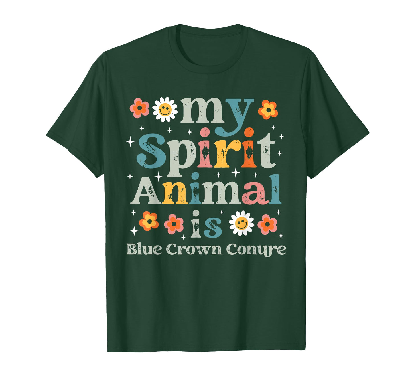 My Spirit Animal is Blue Crown Conure T-Shirt
