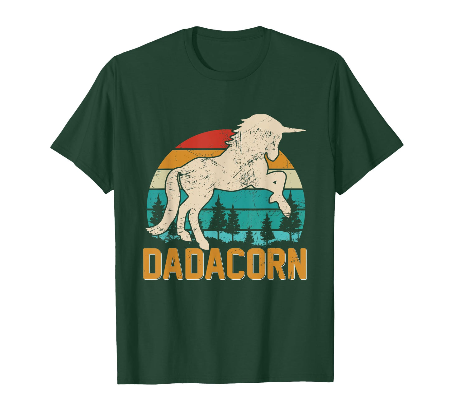 Fathers Day Gift Unicorn Dad Shirt Funny Dadacorn Men T-Shirt