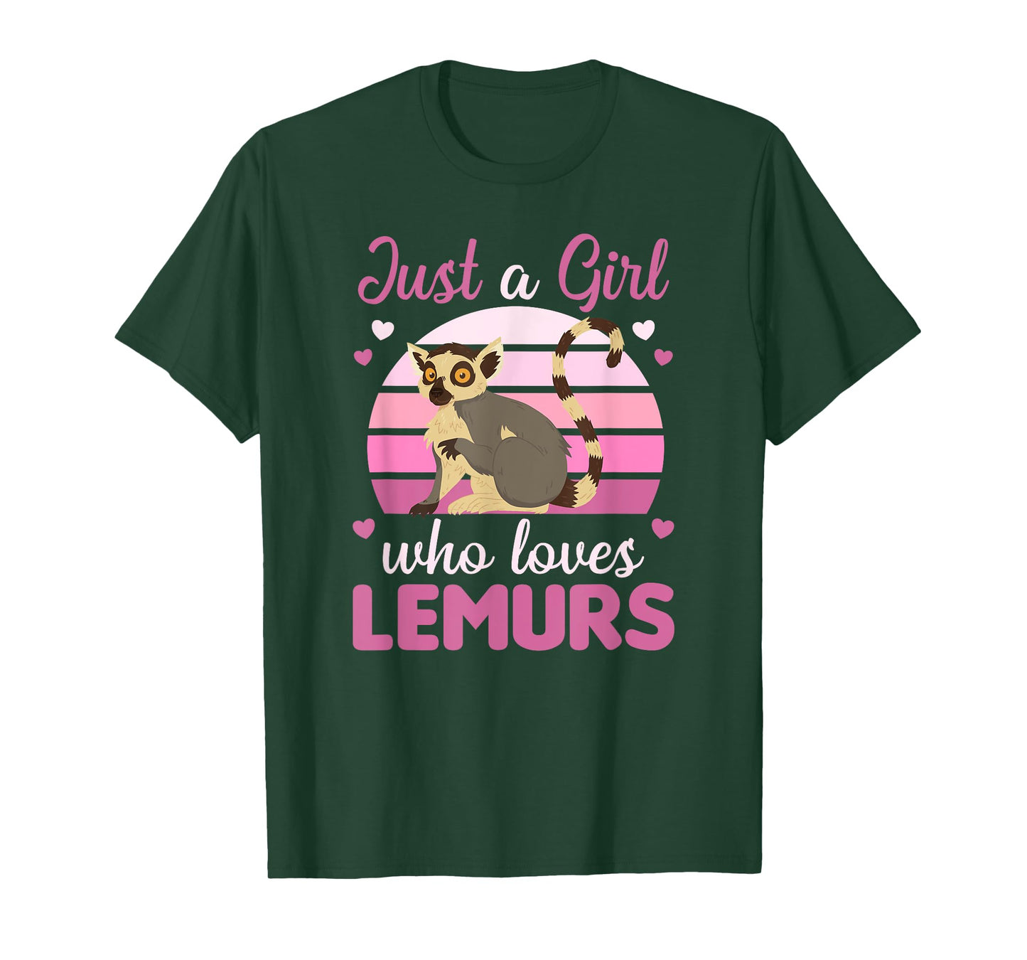 Just A Girl Who Loves Lemurs- Cute Lemur T-Shirt