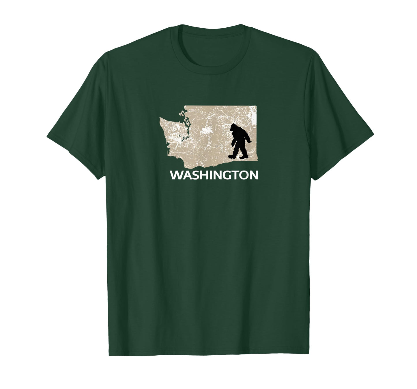 Funny Bigfoot I Believe Loves Washington WA Sasquatch T-Shirt