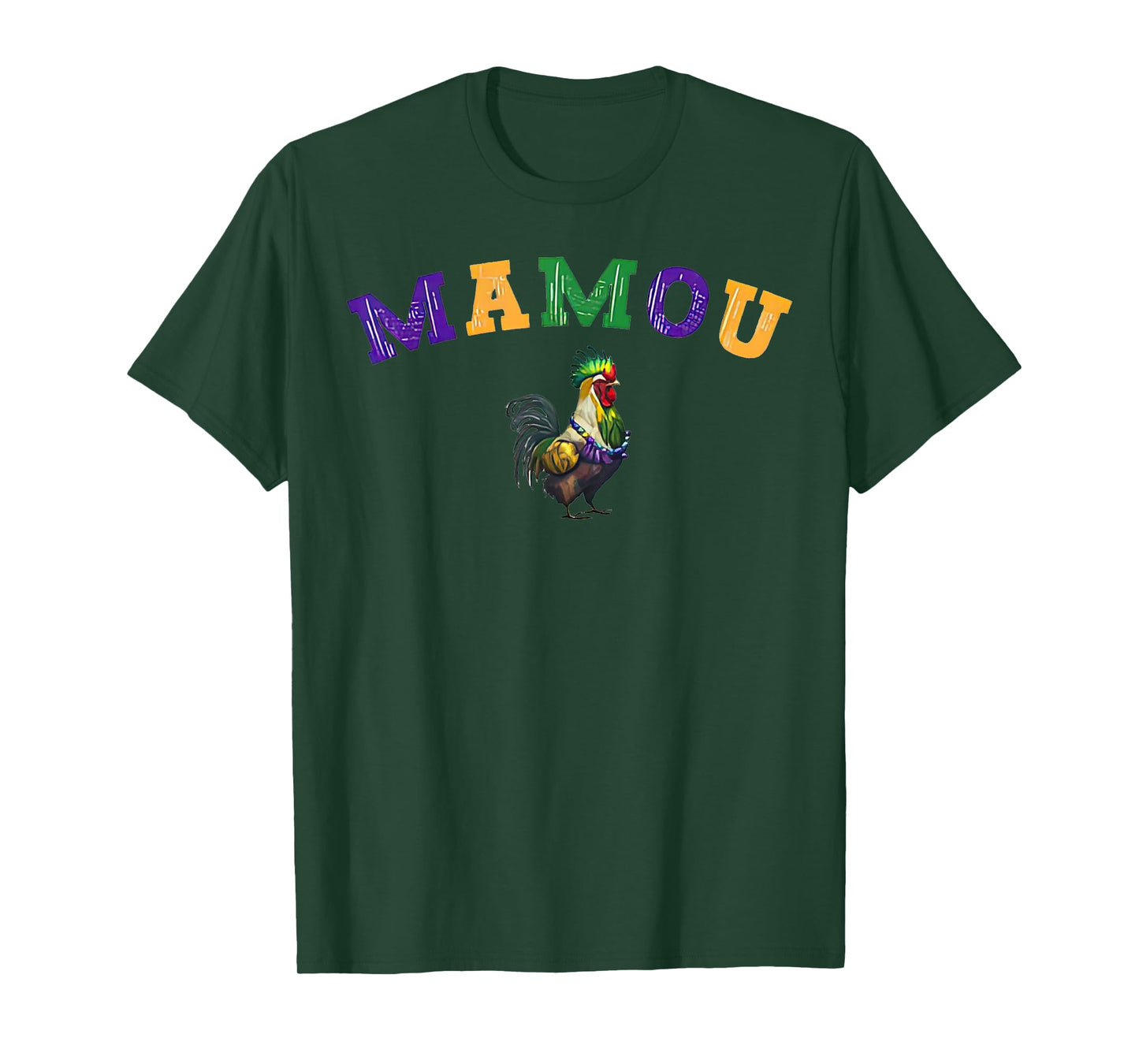 Mamou Mardi Gras Chicken T-Shirt
