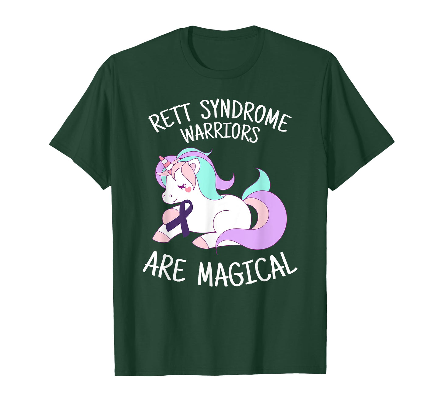 Unicorn Rett Syndrome Awareness Gift, Rett Syndrome Warrior T-Shirt