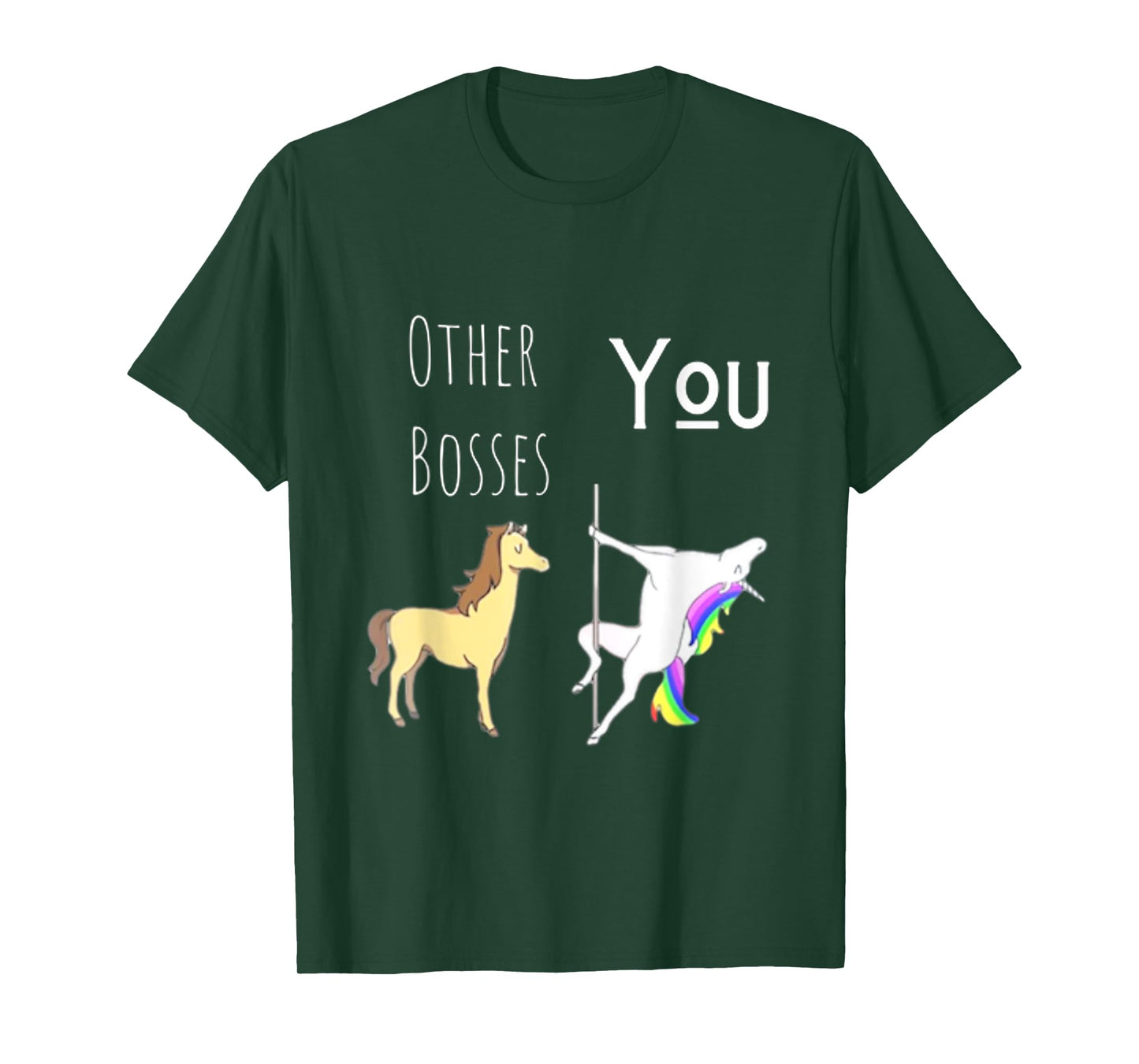 Funny Boss Gifts for Women Fun Unicorn T-Shirt
