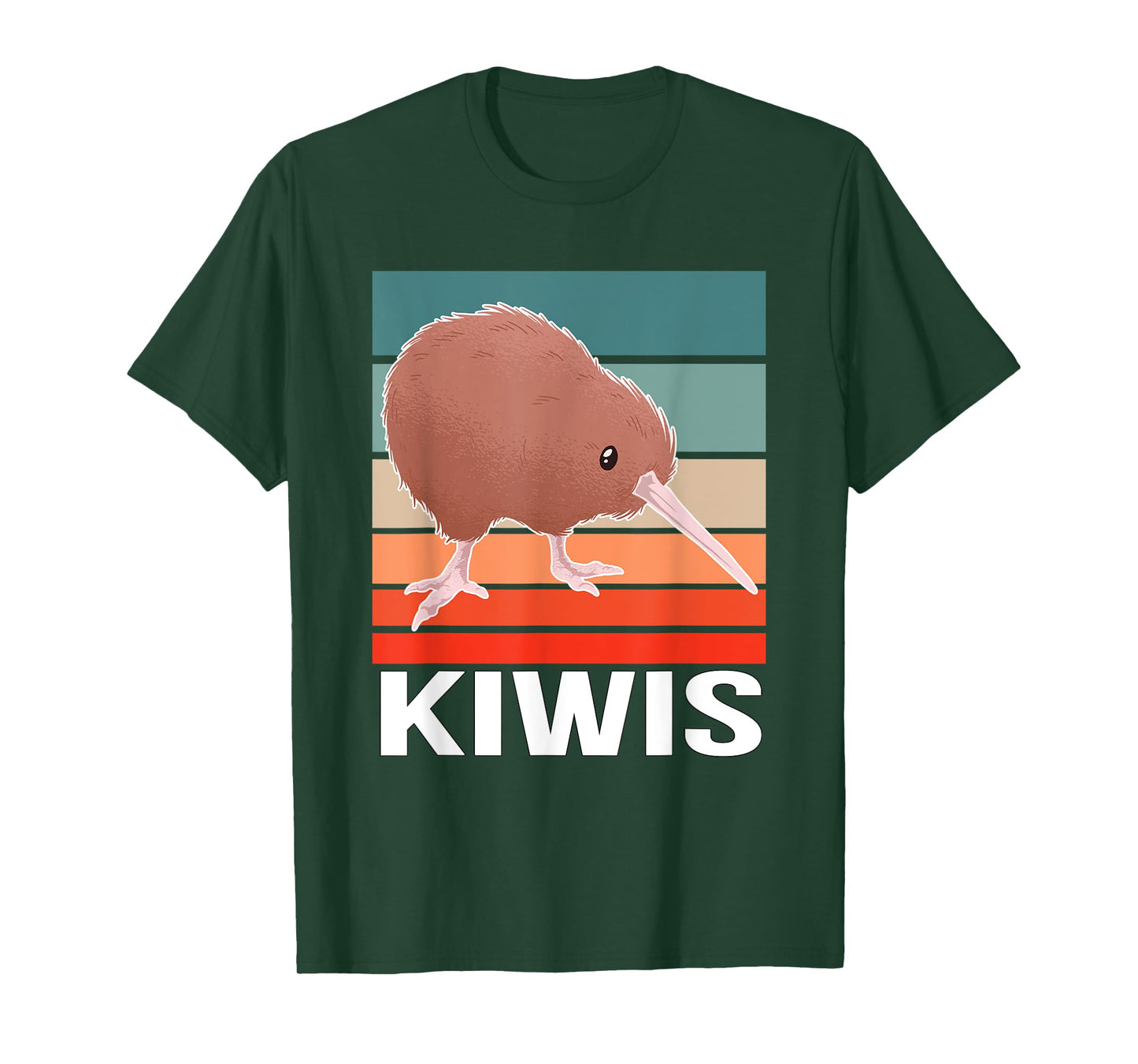 Retro Kiwi Lover Design Bird Vintage Kiwi T-Shirt