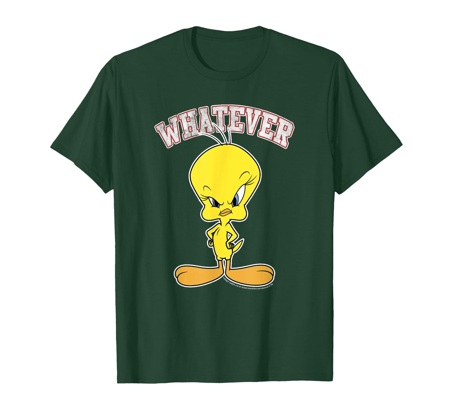 Looney Tunes Tweety Whatever Mad Face T-Shirt