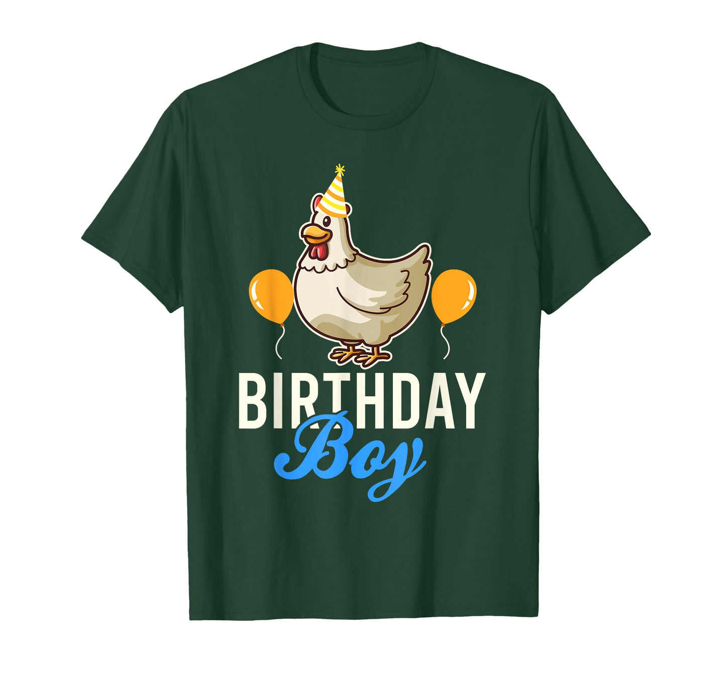 Cute Chicken Birthday Boy T-Shirt