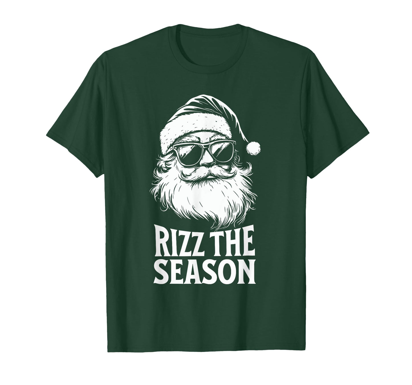 Rizz The Season Teens Kids School Christmas Santa Claus T-Shirt