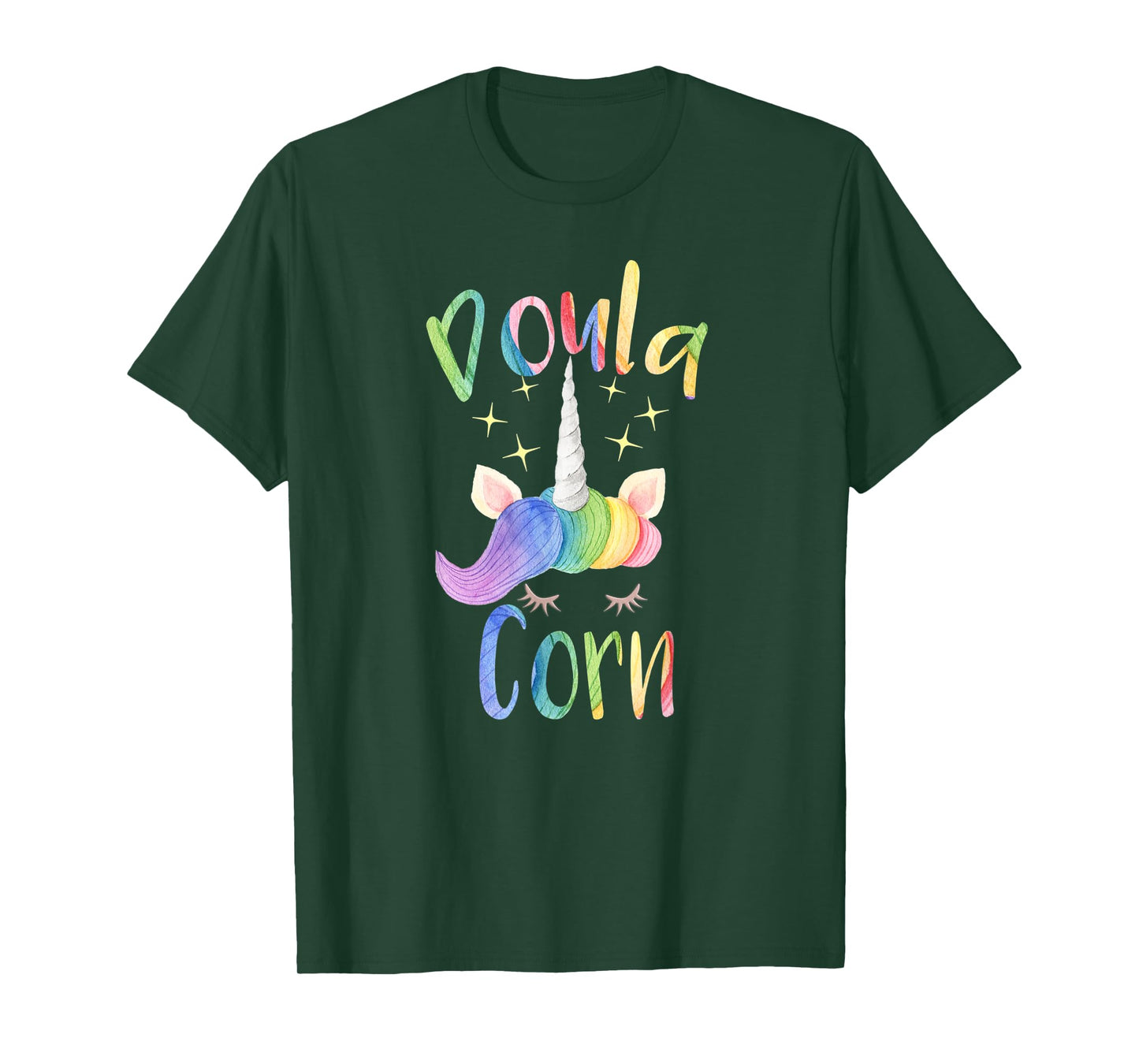 Doula Corn Unicorn Funny T-Shirt