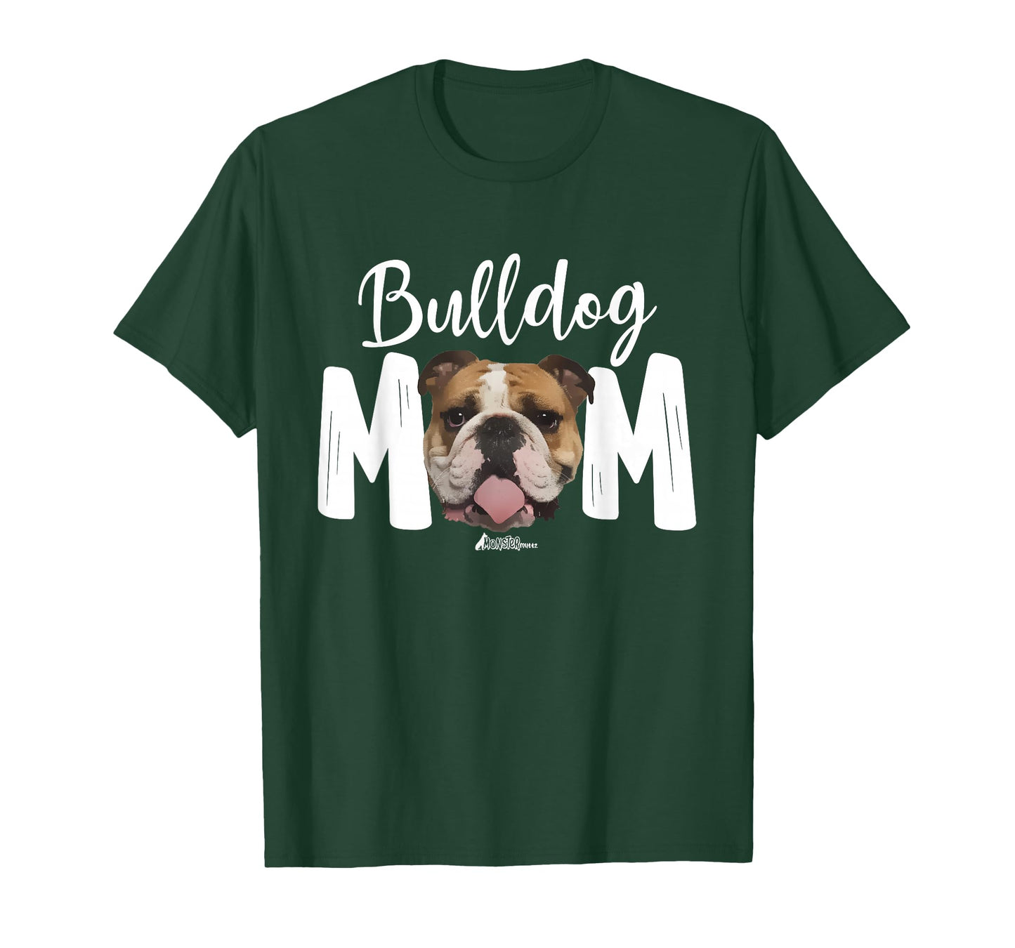 Cute English Bulldog Mom Top Funny Dog Walking For Women T-Shirt
