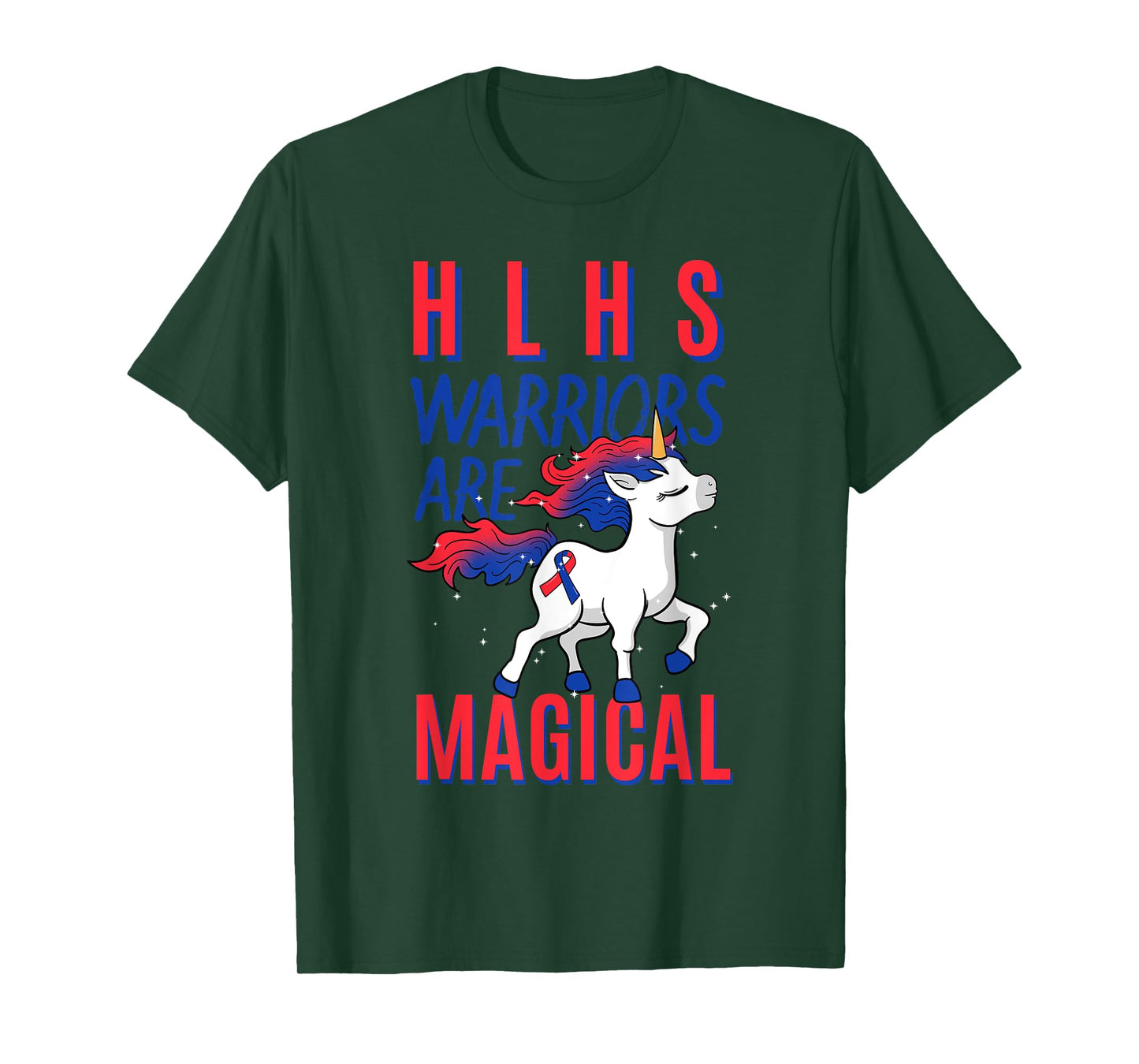 HLHS Warrior Hypoplastic Left Heart Syndrome Unicorn Lover T-Shirt