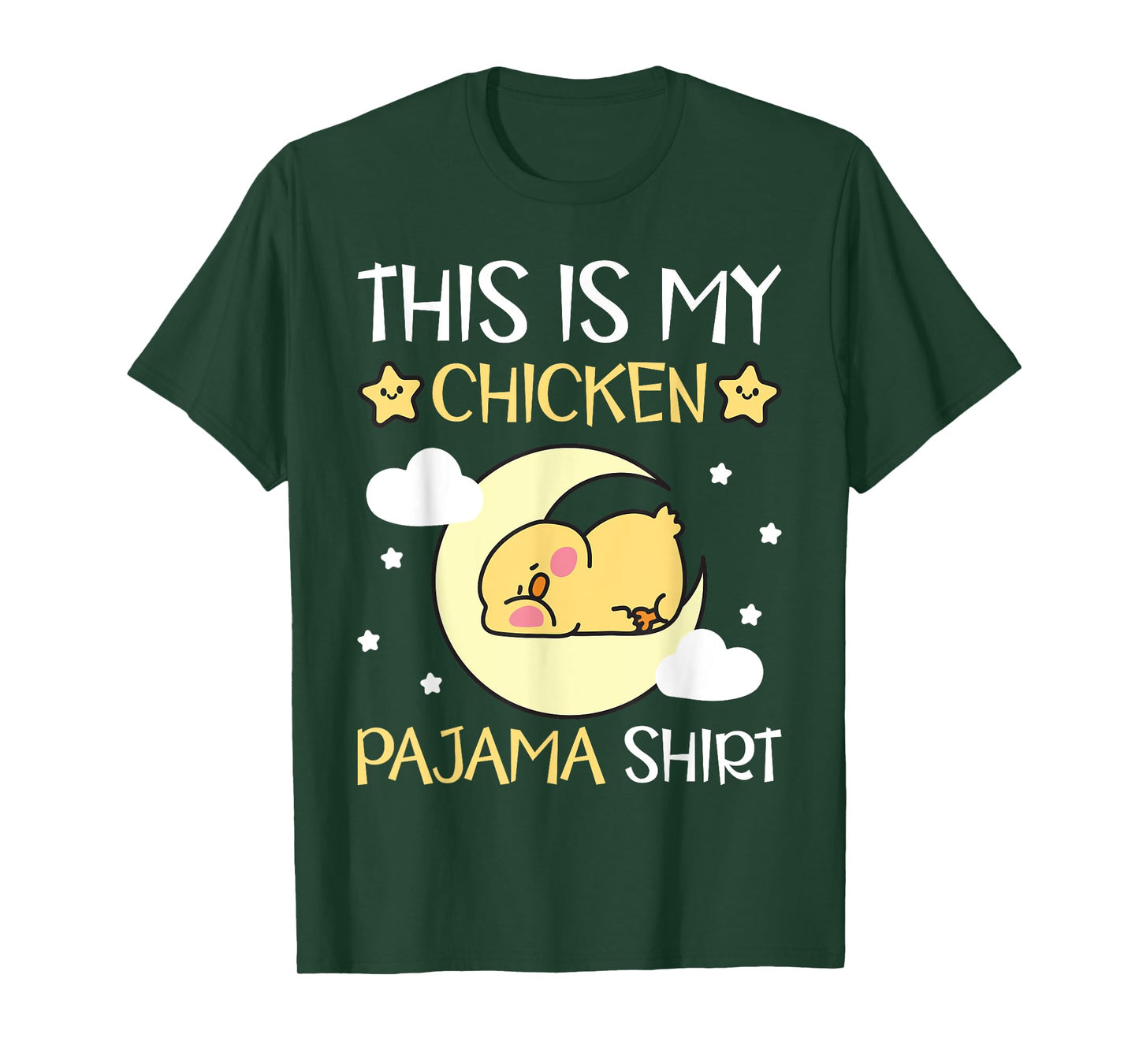Cute PJ Teen Boys Girls PJs Funny This Is My Chicken Pajama T-Shirt