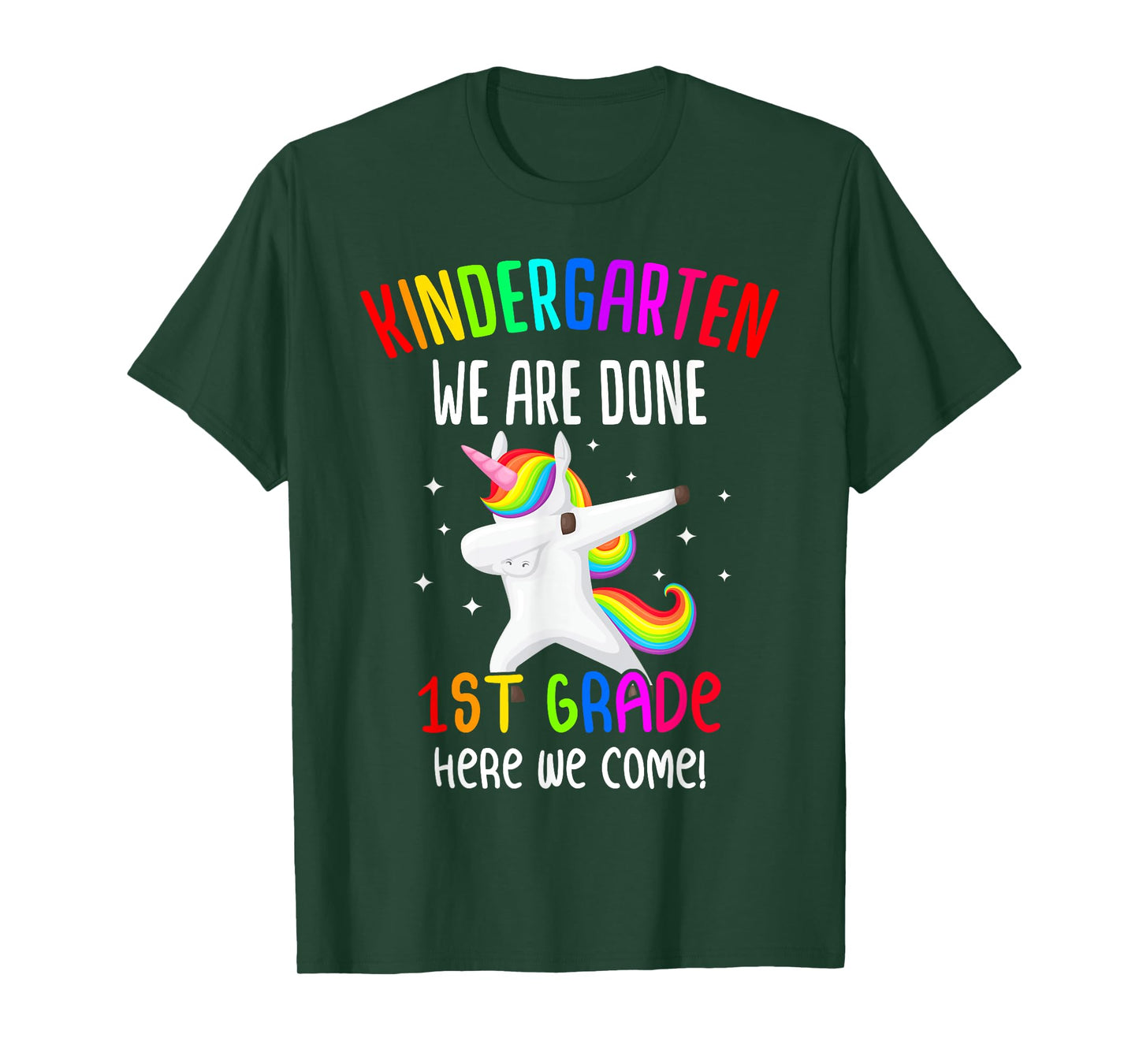 Kindergarten Graduation 1st Grade Unicorn Class of 2023 Girl T-Shirt