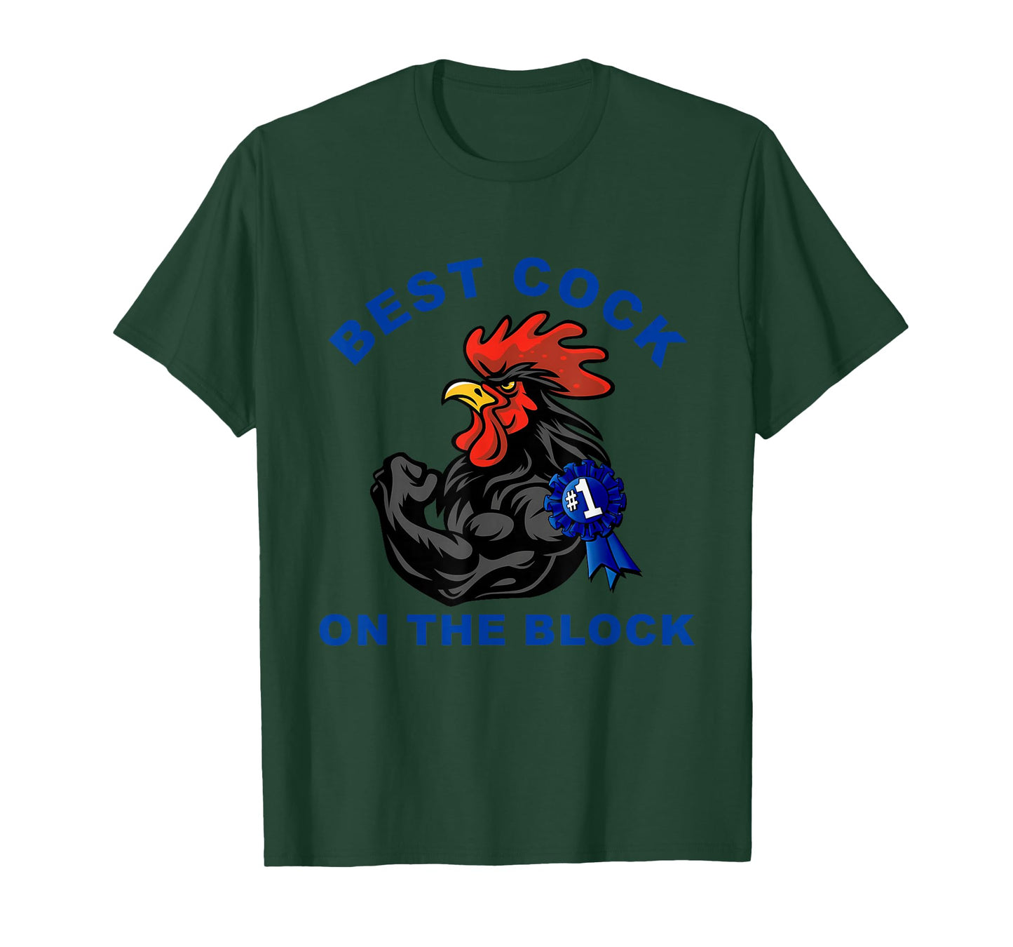 Best Cock On The Block Chicken Apparel T-Shirt