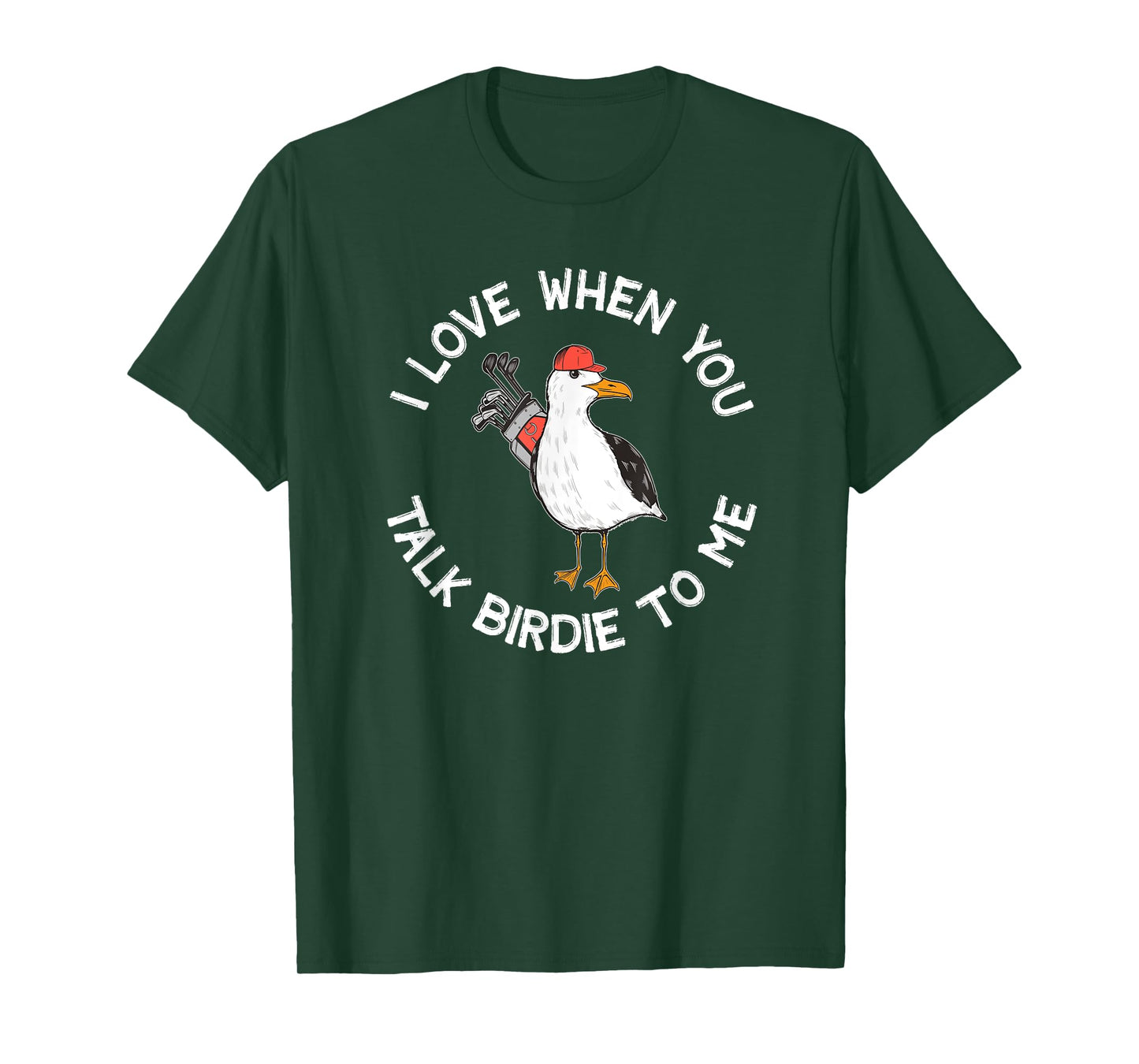 Golfer Talk Birdie To Me Funny Golf T-Shirt