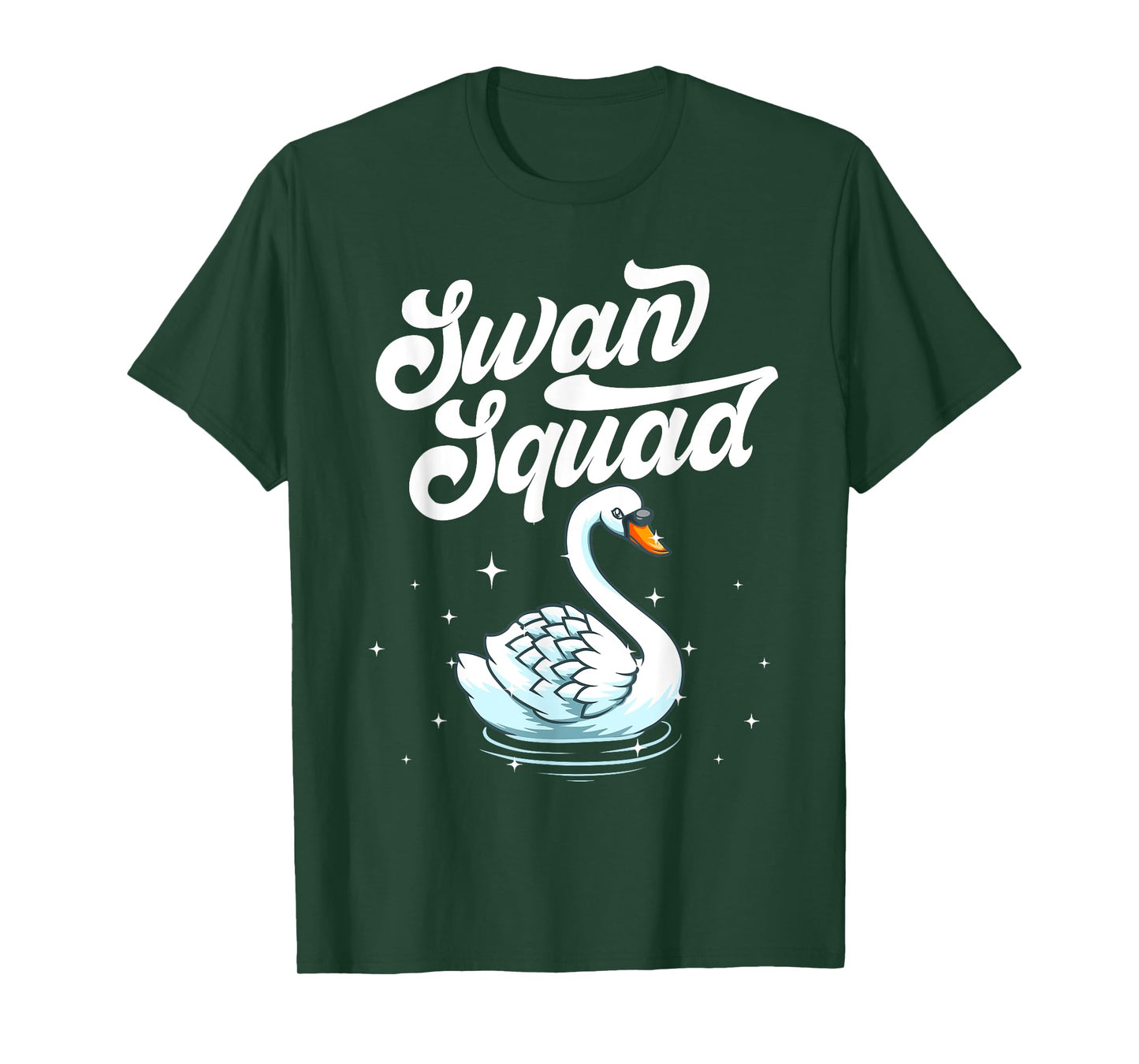 Cool Swan For Men Women Bird Watcher Animal Waterfowl Lake T-Shirt