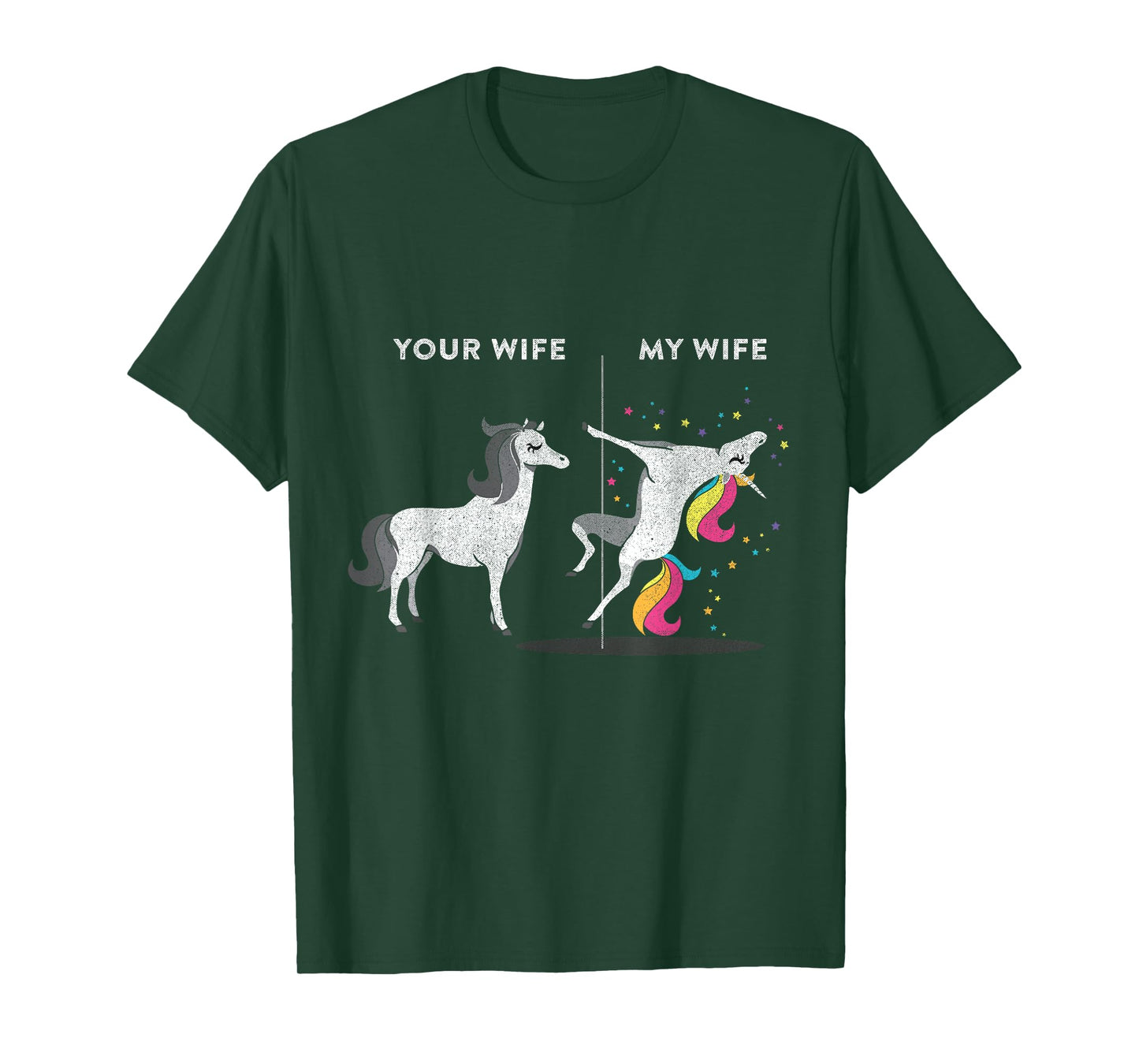 Your Wife vs My Wife Unicorn T-shirt T-Shirt