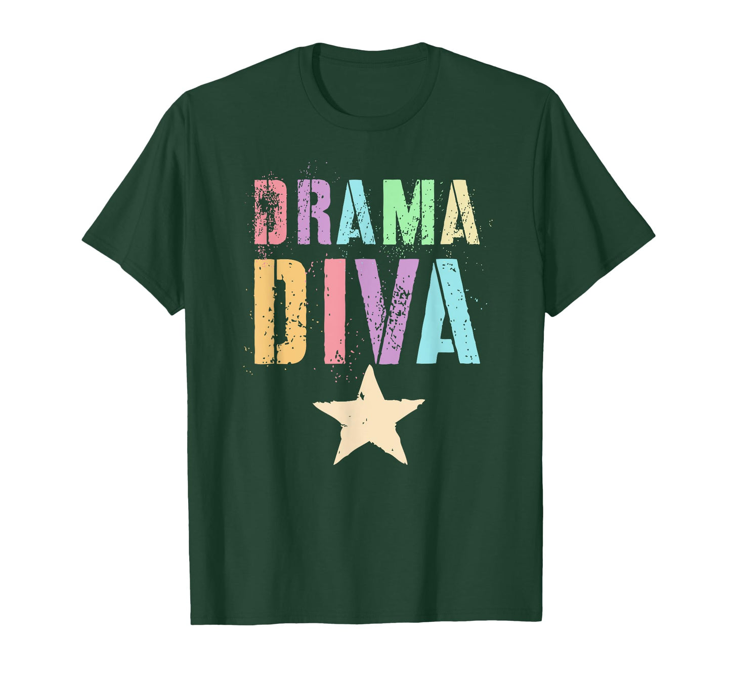 Cute DRAMA DIVA Theater Teacher School Stage Acting Play Gag T-Shirt for Men Women