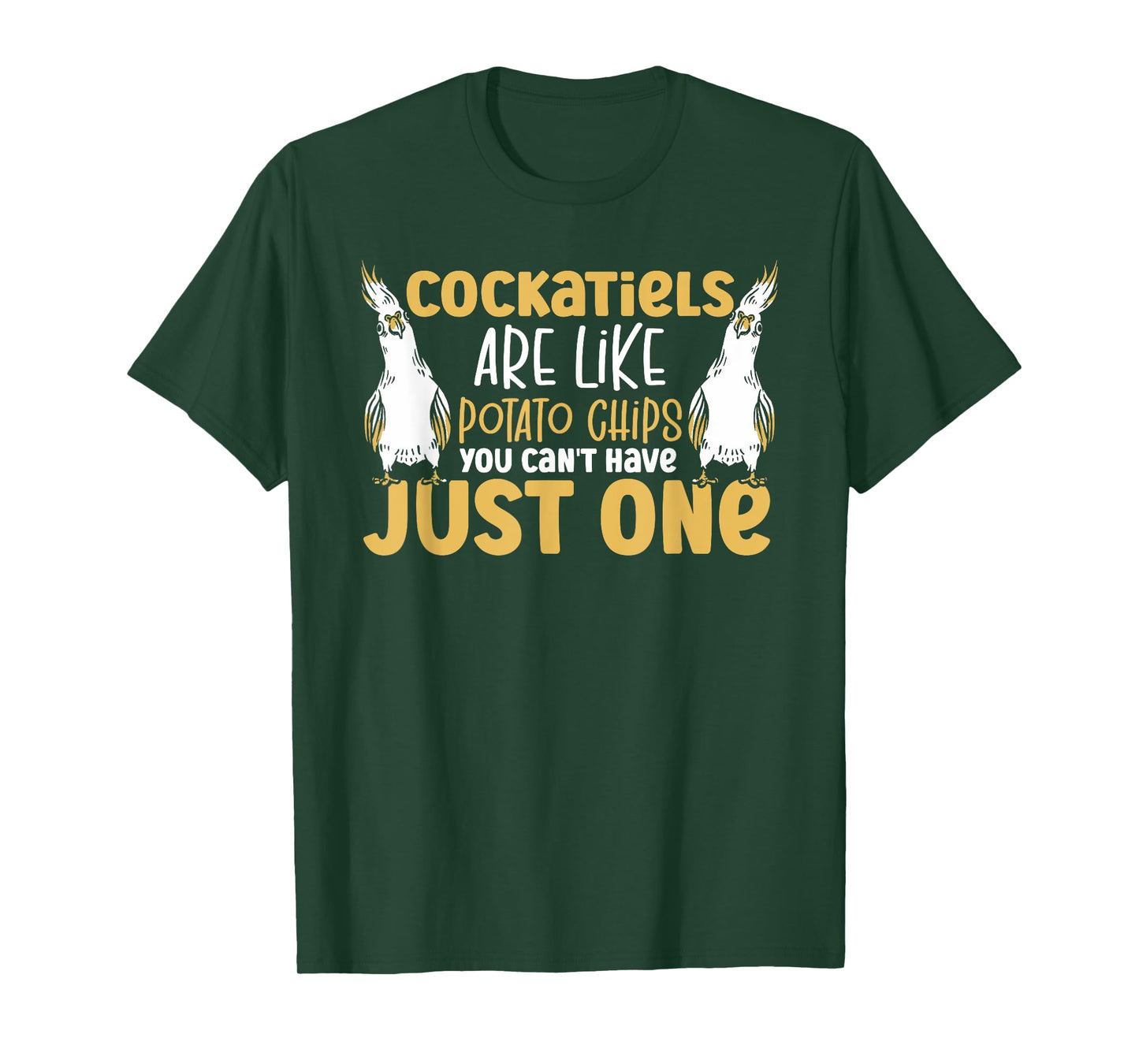 Cockatiel Parakeet Parrot Bird Lover Ornithologist Cockatiel T-Shirt