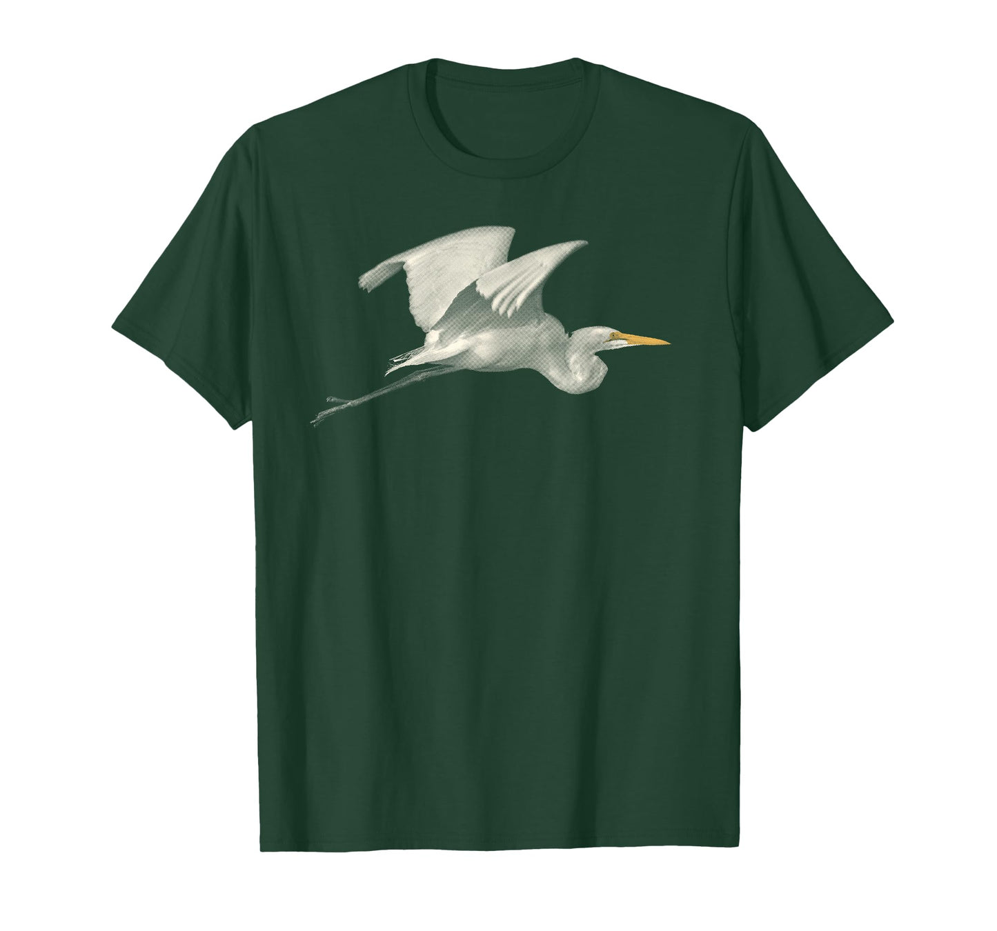 Great Egret in Flight for Bird Lovers T-Shirt