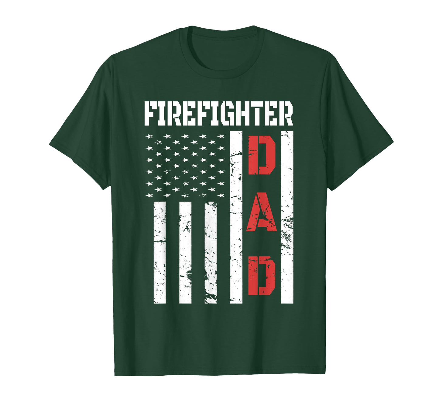 Firefighter flag shirt Fathers Day 2018 Dad Gifts T-Shirt