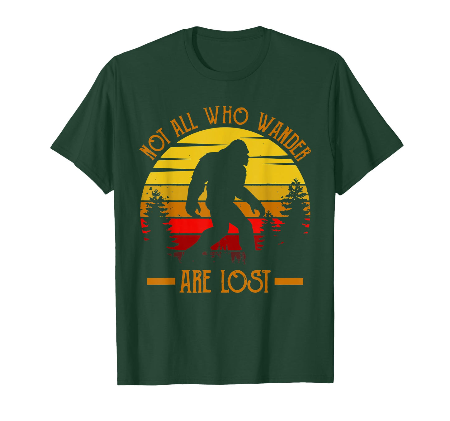 Yeti Bigfoot apparel vintage design social distance champion T-Shirt