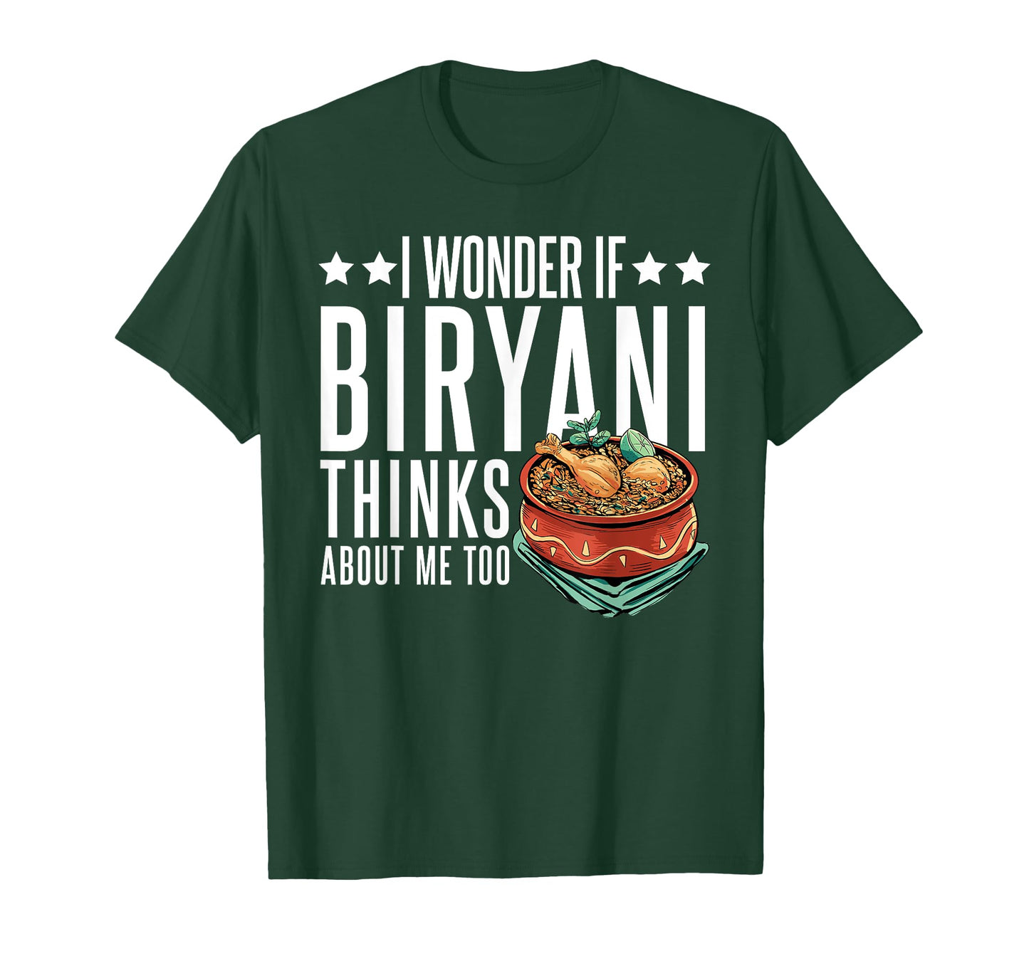 Indian Food Lover Desi Chicken Masala I Love Biryani T-Shirt