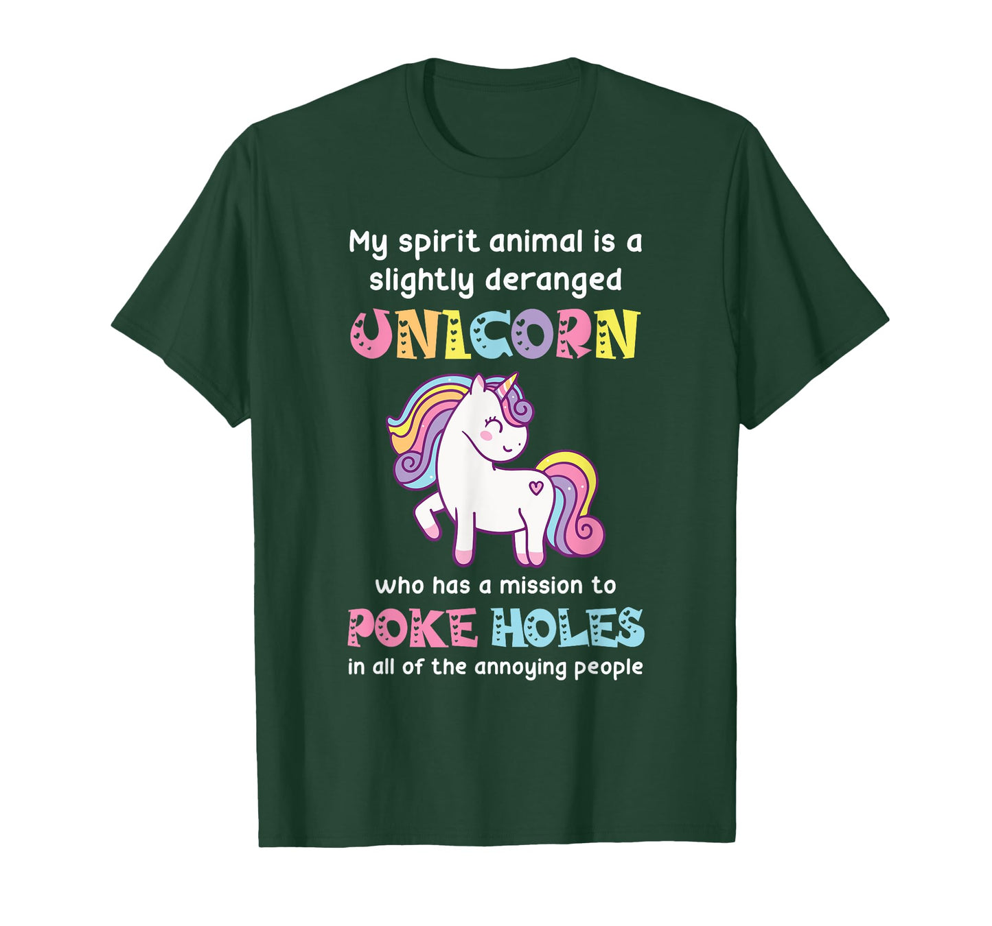 My spirit animal is a slightly deranged unicorn T-Shirt