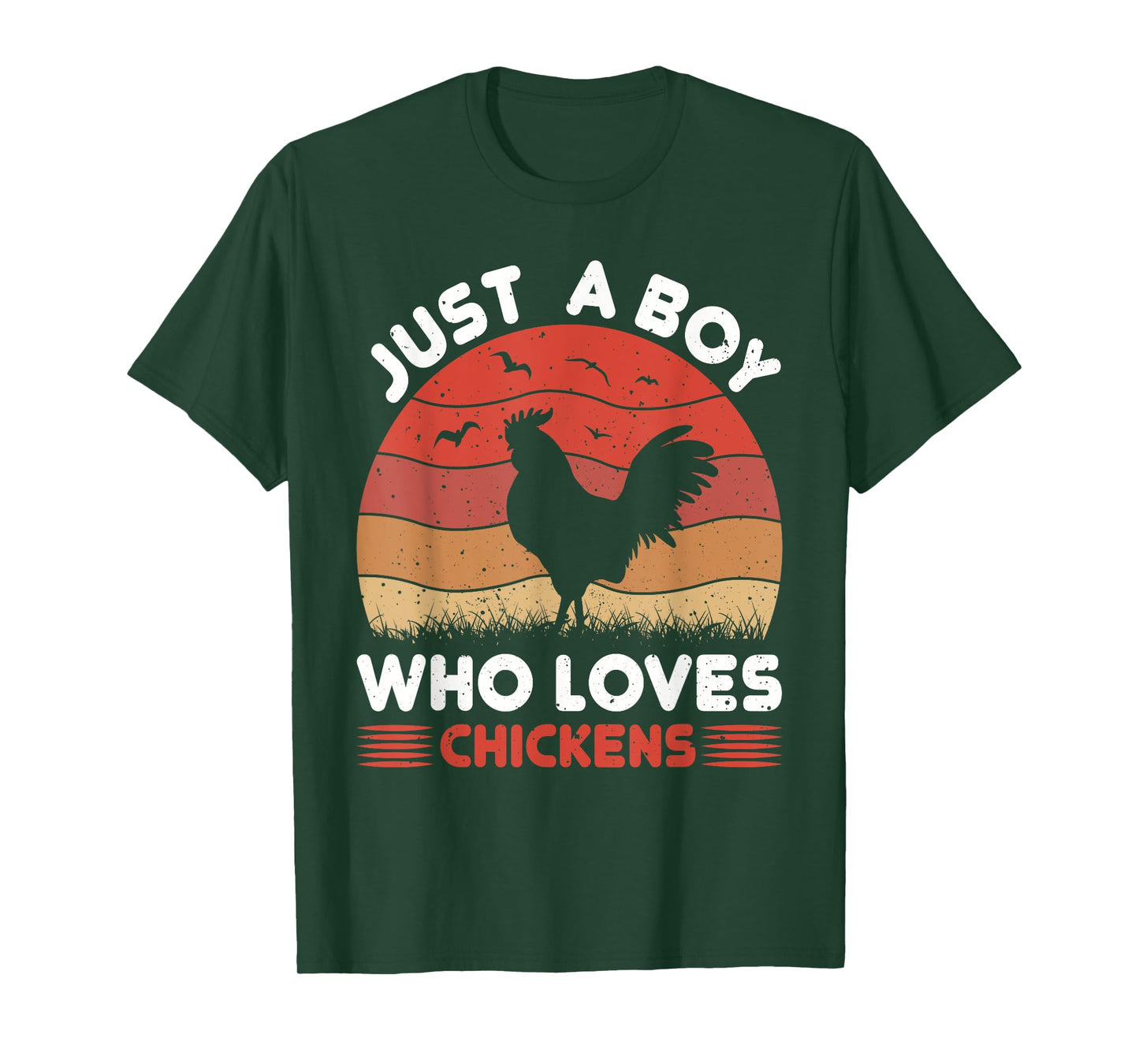 Just A Boy Who Loves Chickens T-Shirt