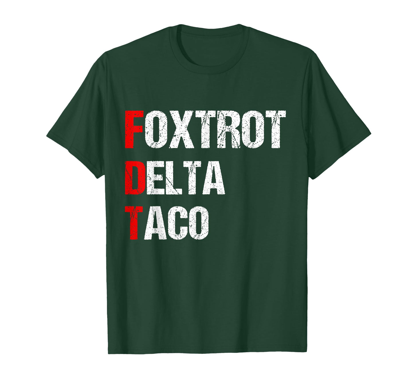 Funny Foxtrot Delta Taco, 4th of July T-Shirt