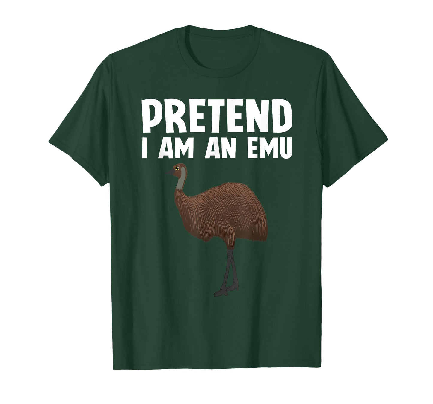 Emu Art For Men Women Bird Halloween Costume Emu Lover T-Shirt