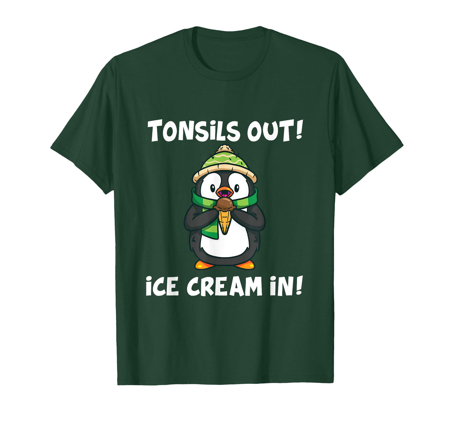Tonsil Removal Surgery Recovery Gift Penguin T-Shirt