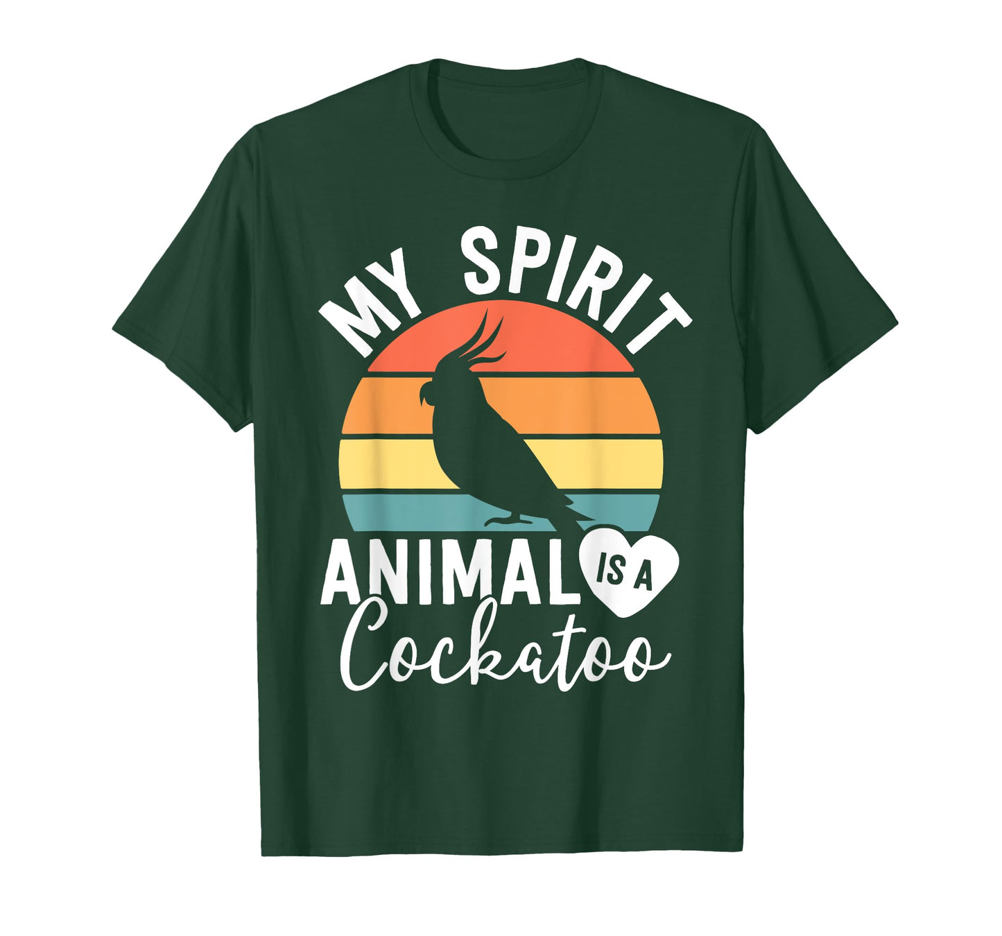 My Spirit Animal Is A Cockatoo Shirt Bird Lover Gifts Women T-Shirt