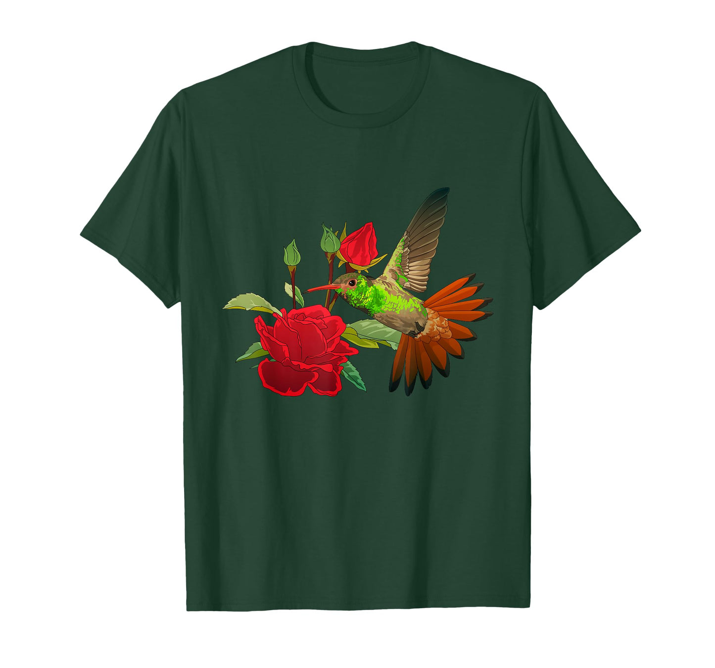 Hummingbird with flower T-Shirt